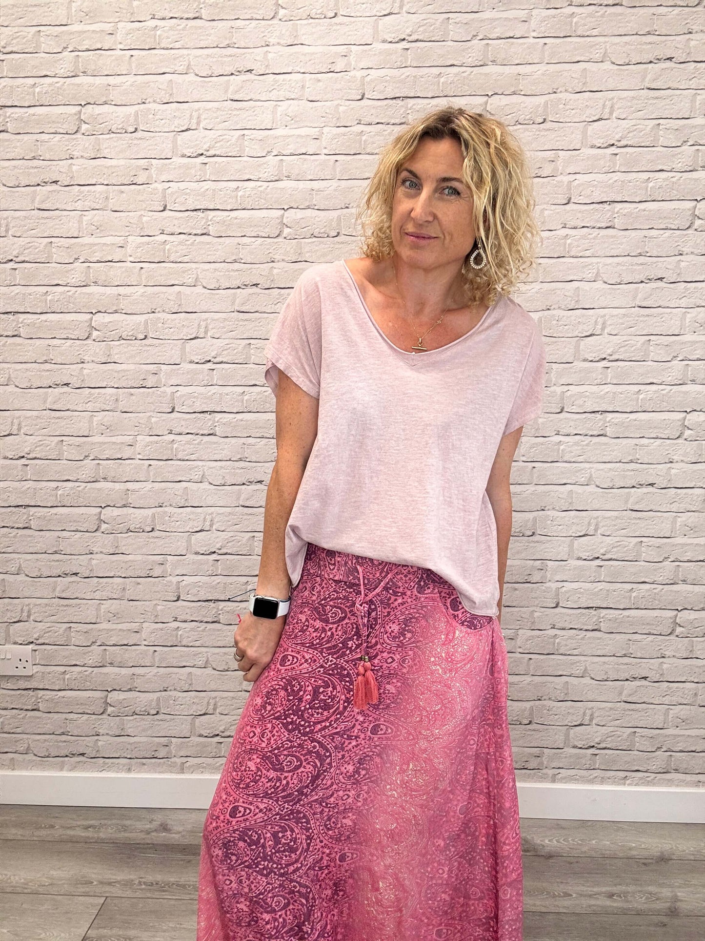 Dusky Pink Tornado Tee