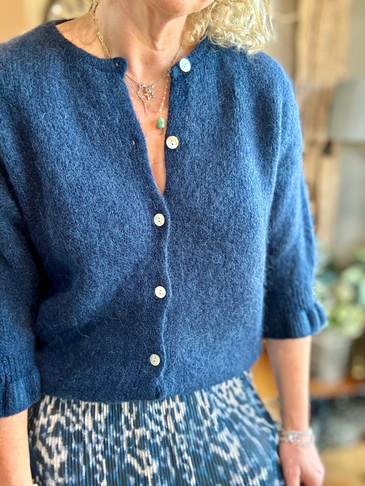 Melrose Cardigan | Navy