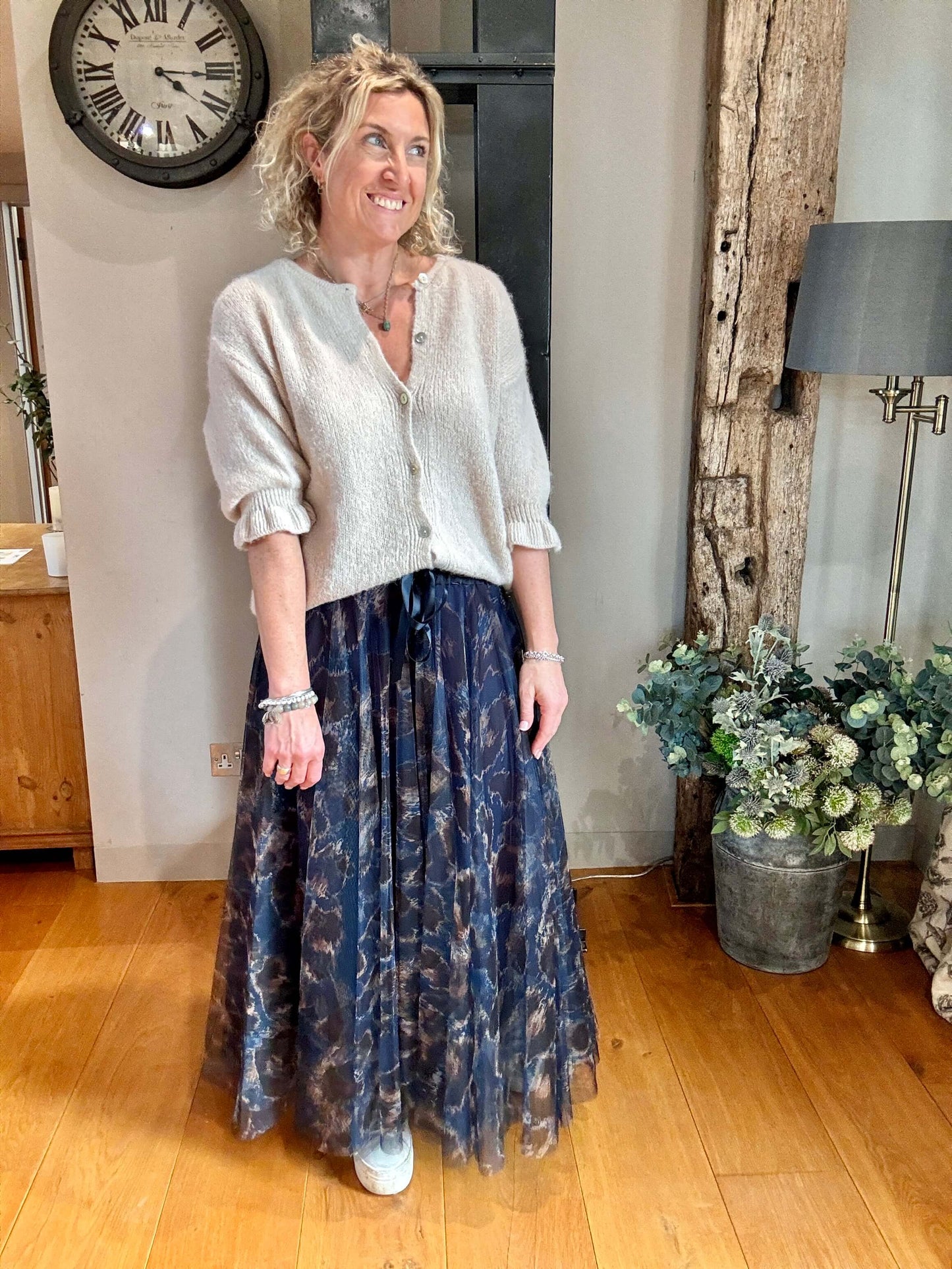 Allegra Tulle Skirt | Navy