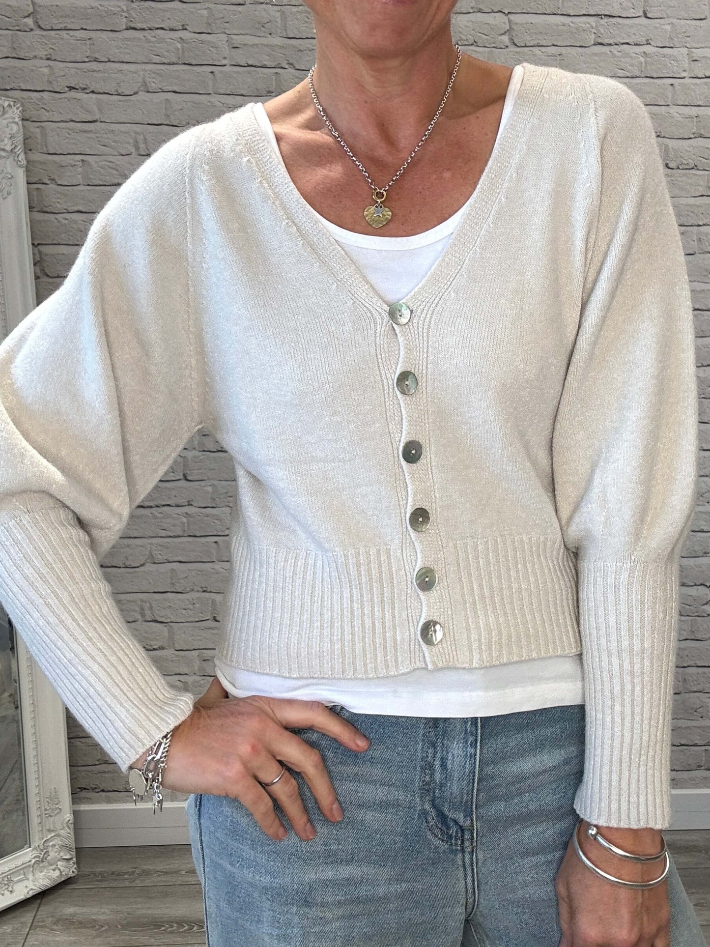 Willow Cardigan | Oat