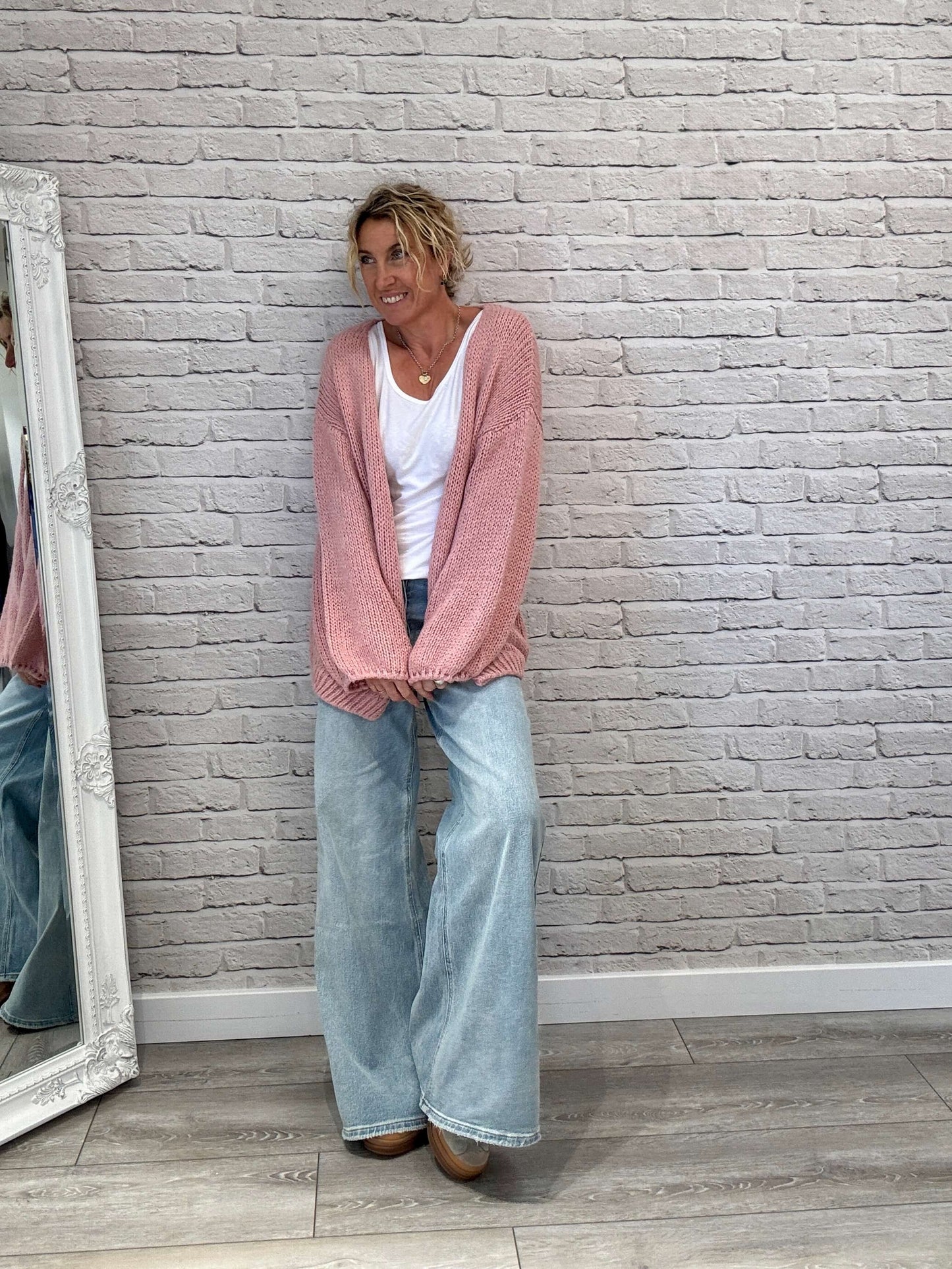 Shoreditch Palazzo Jeans | Faded Denim
