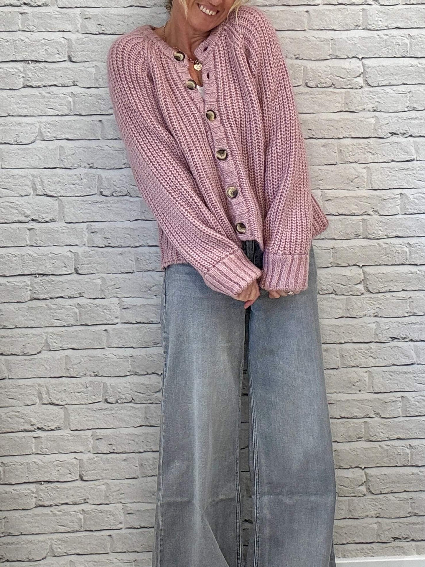 Suki Cardigan | Old Rose