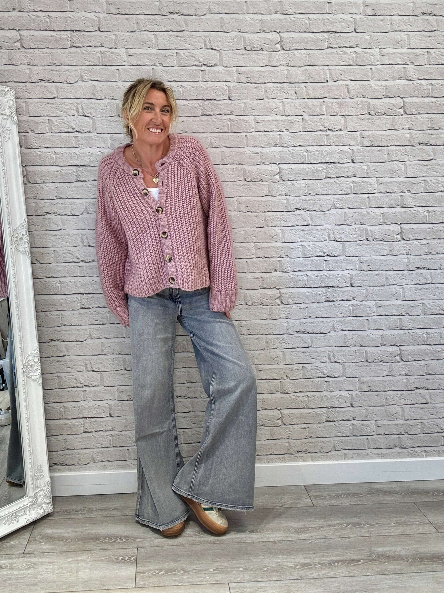 Suki Cardigan | Old Rose
