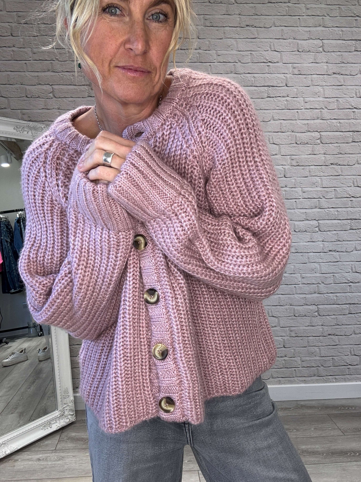 Suki Cardigan | Old Rose