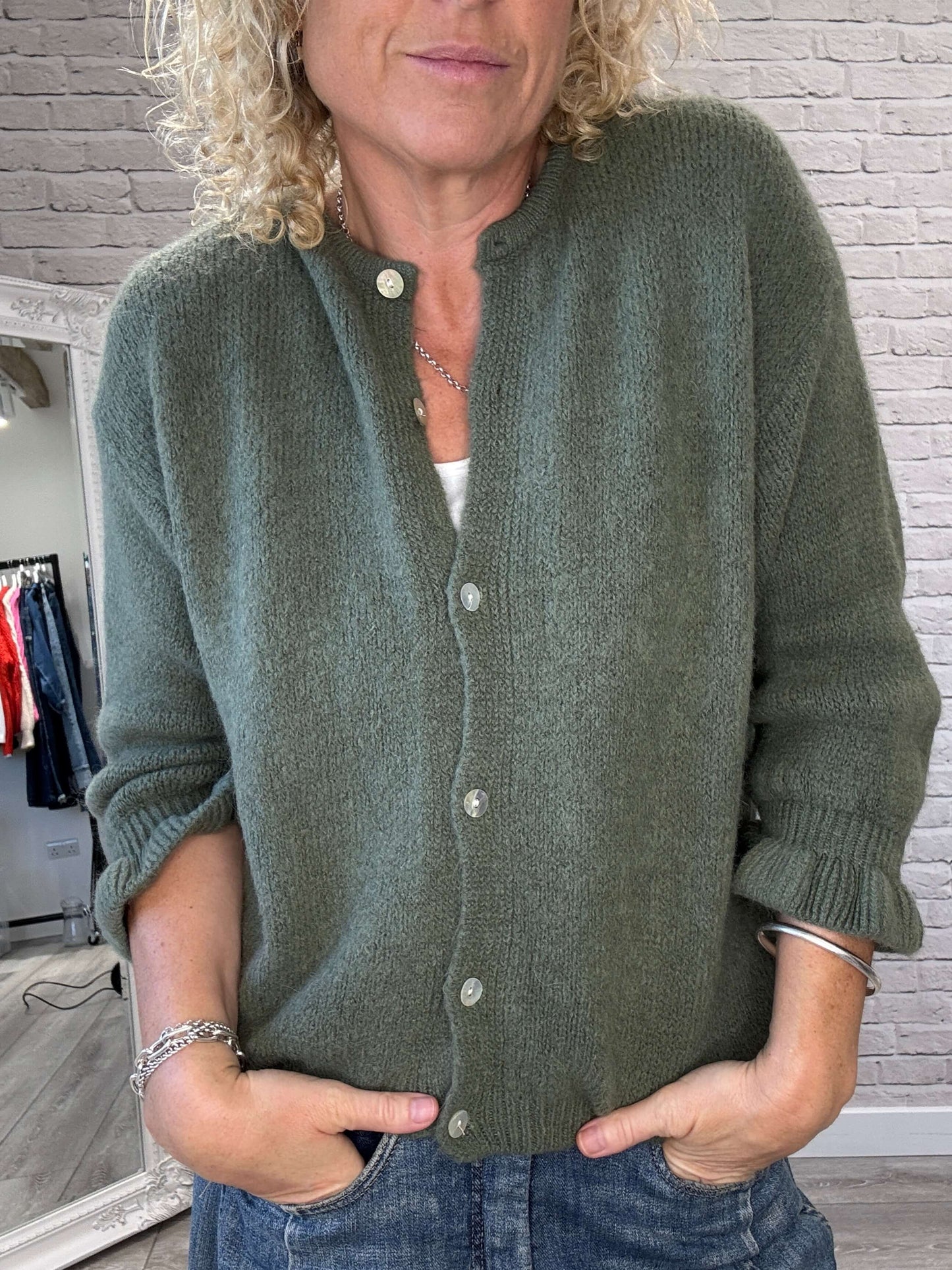 Melrose Cardigan | Sage (NEW)