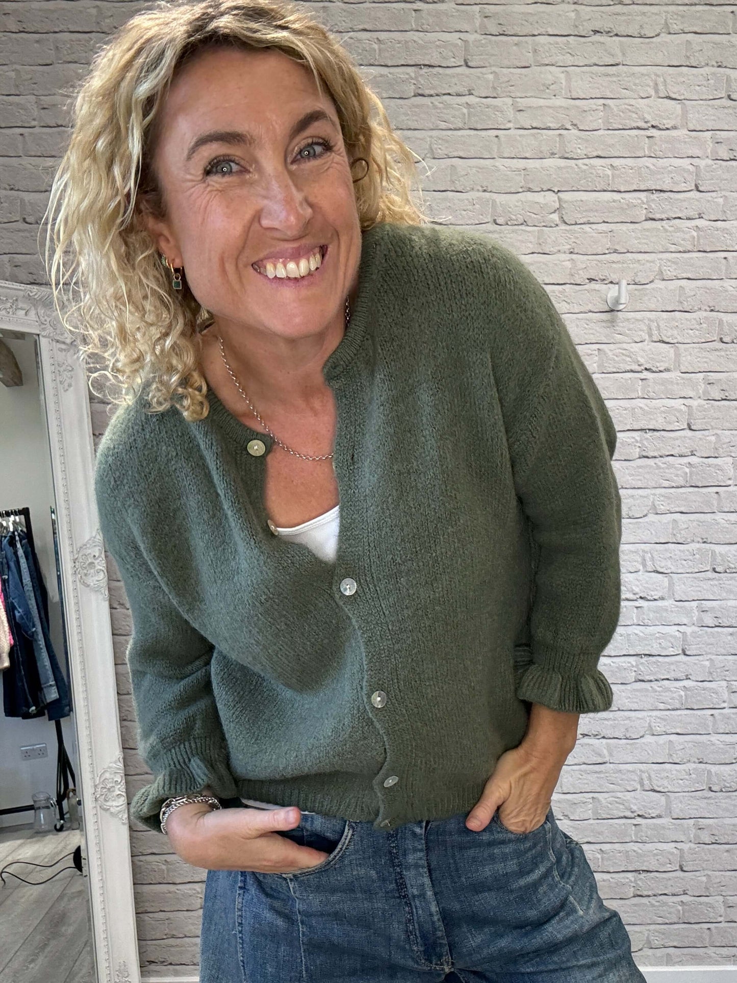 Melrose Cardigan | Sage (NEW)
