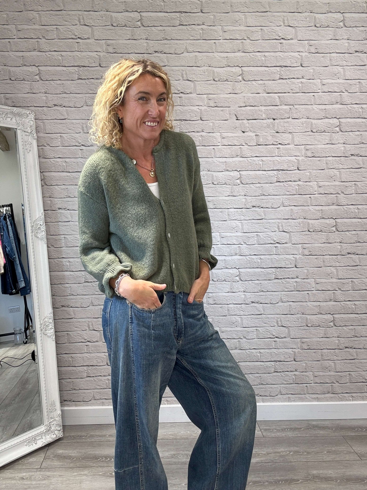 Melrose Cardigan | Sage (NEW)