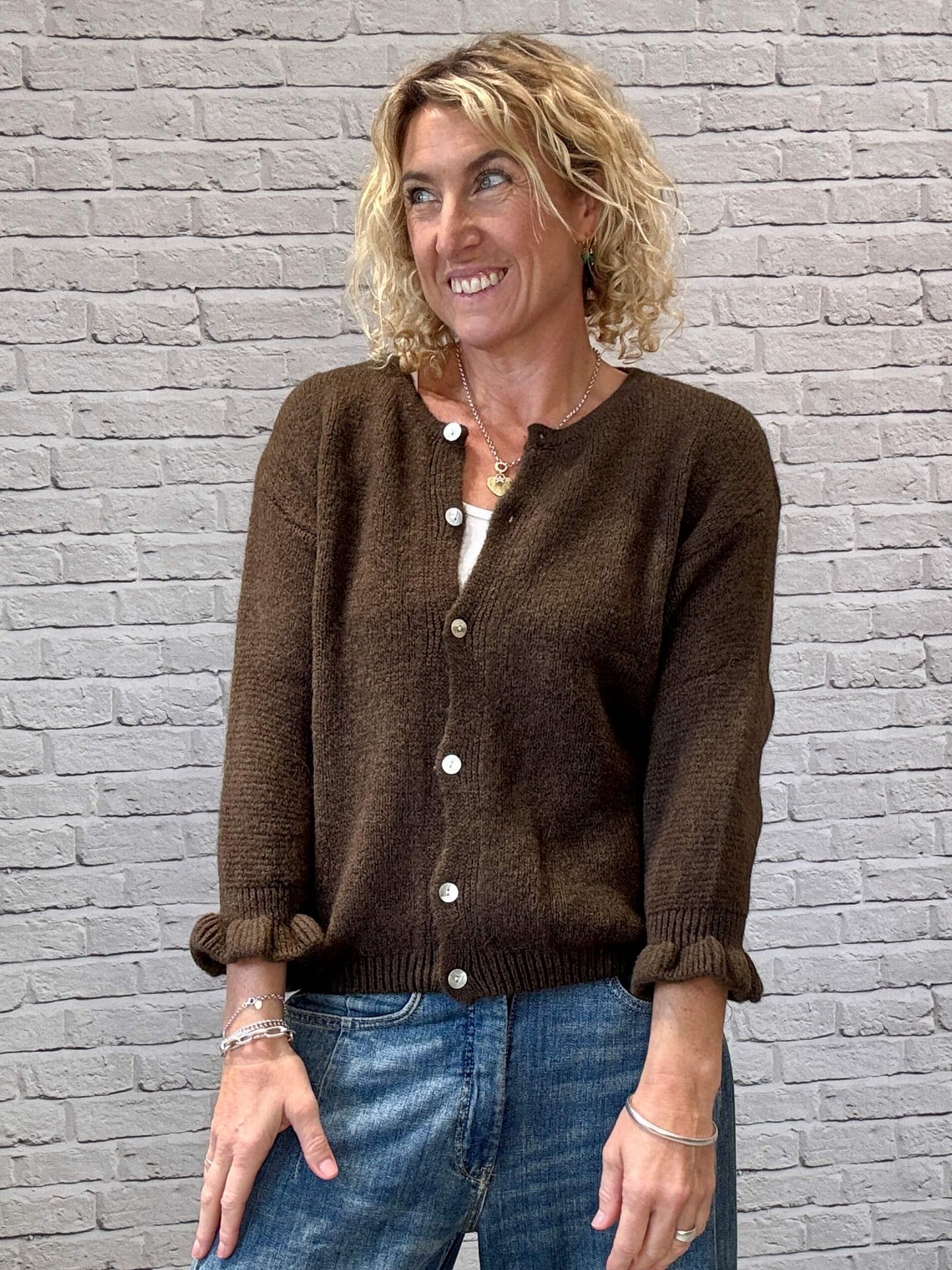 Melrose Cardigan | Chocolate (NEW)