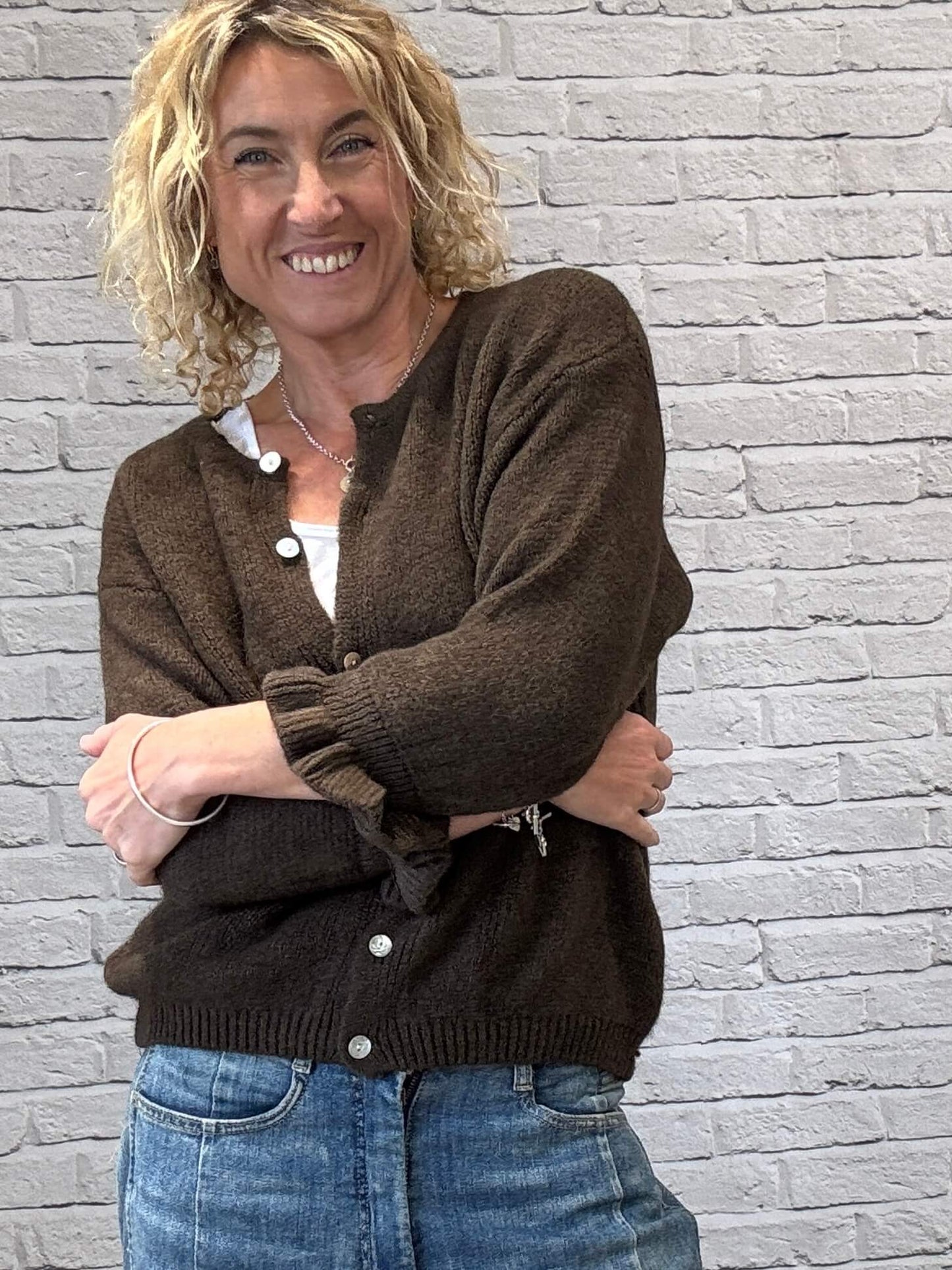 Melrose Cardigan | Chocolate (NEW)