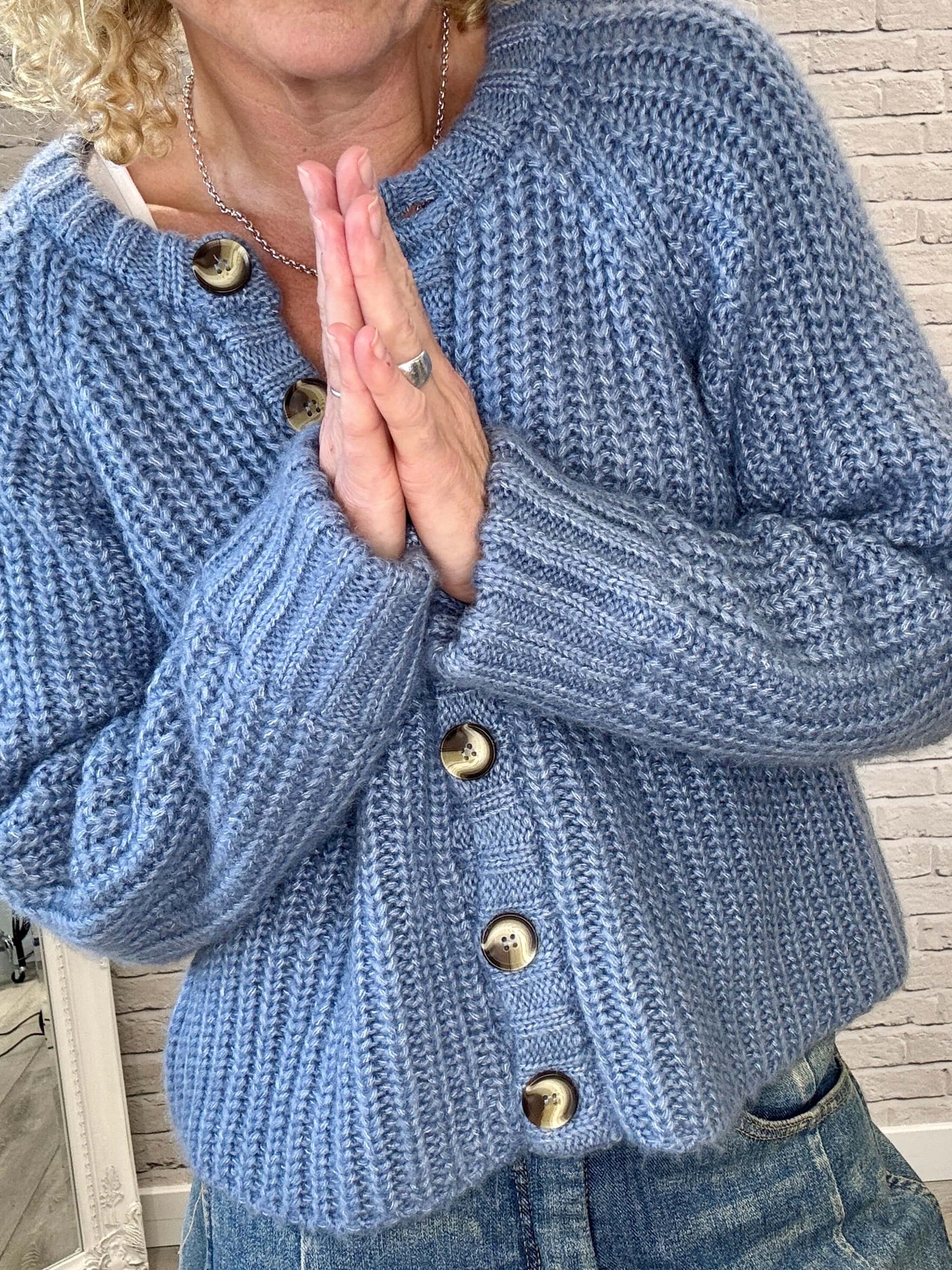 Suki Cardigan | Denim