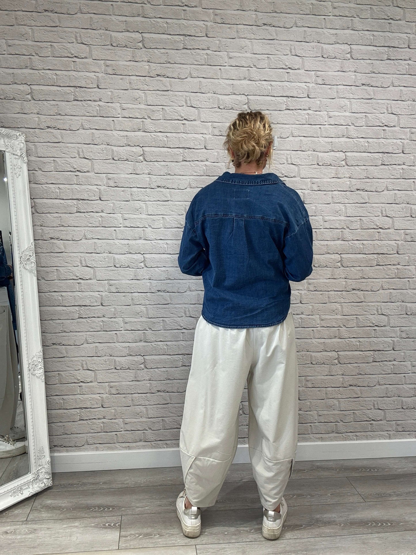 Etta Front Pocket Cocoon Pants | Stone