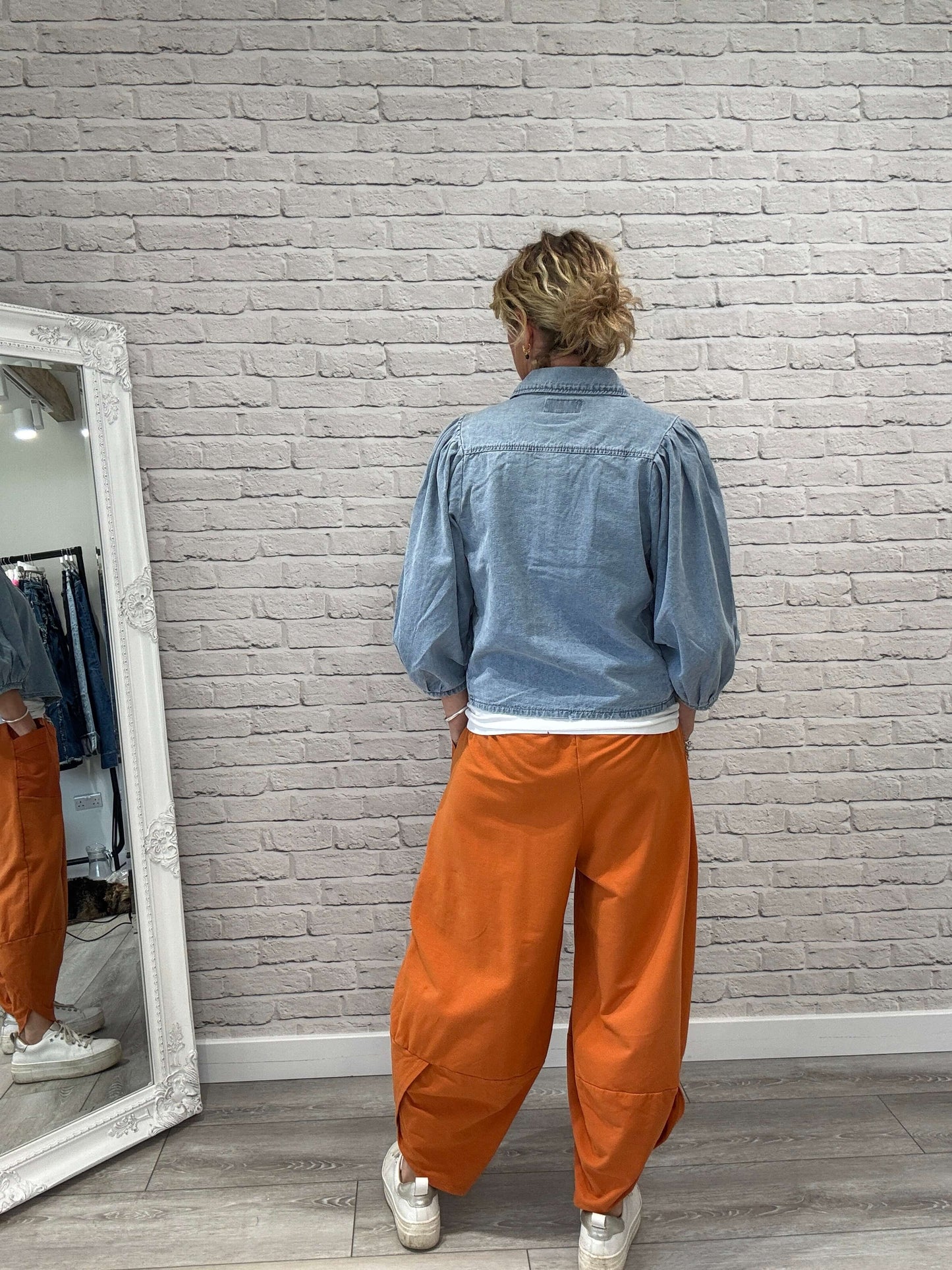Etta Front Pocket Cocoon Pants | Burnt Orange