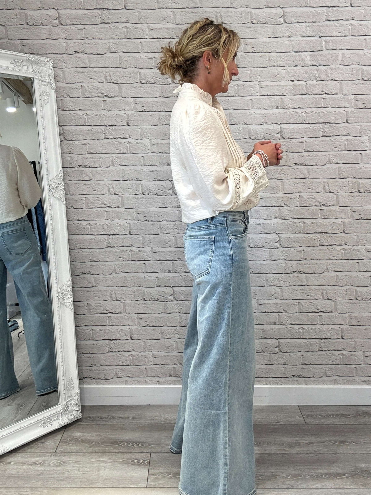Savannah Blouse | Ivory