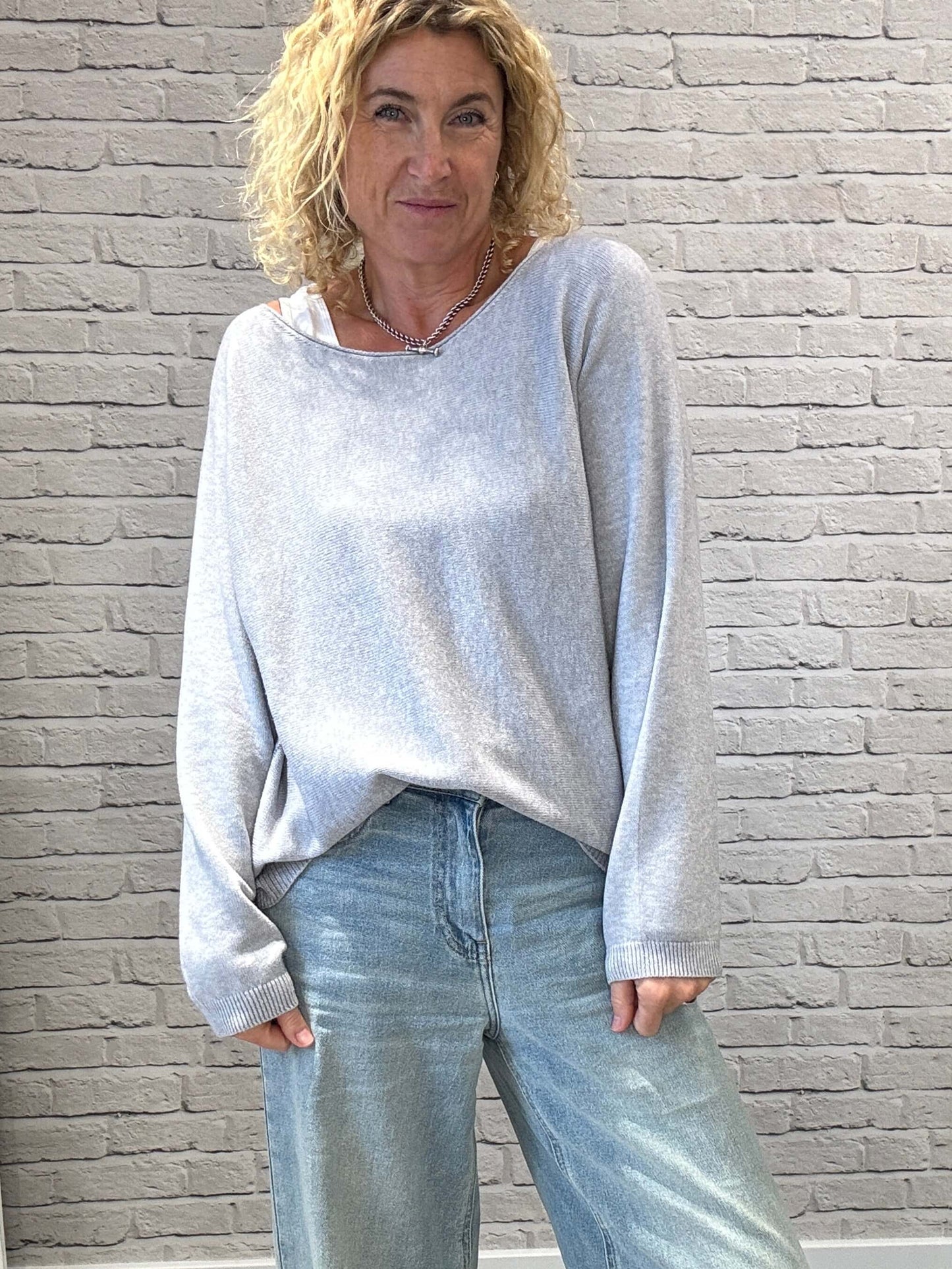 Molly Sweater | Dove Grey