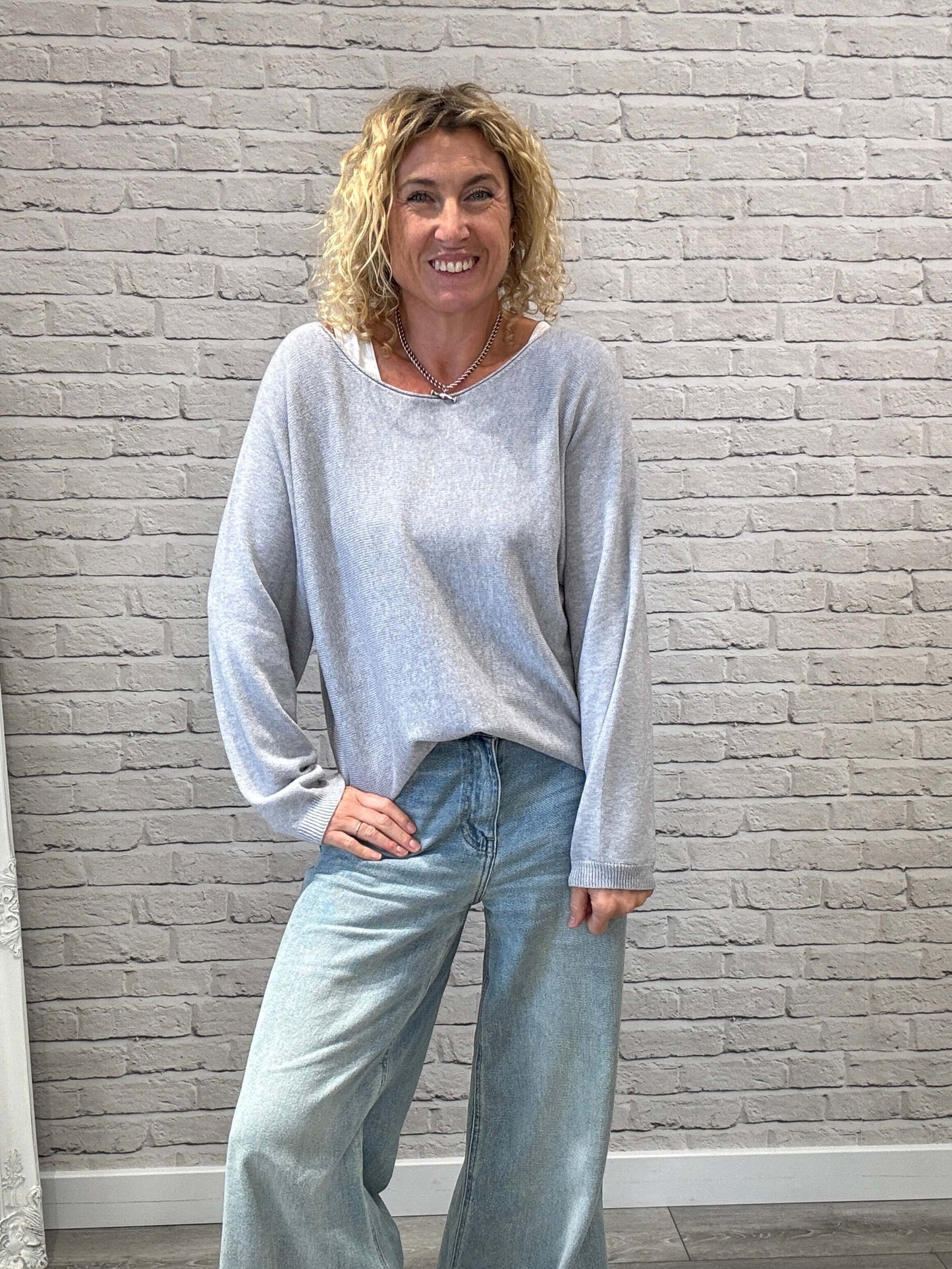 Molly Sweater | Dove Grey