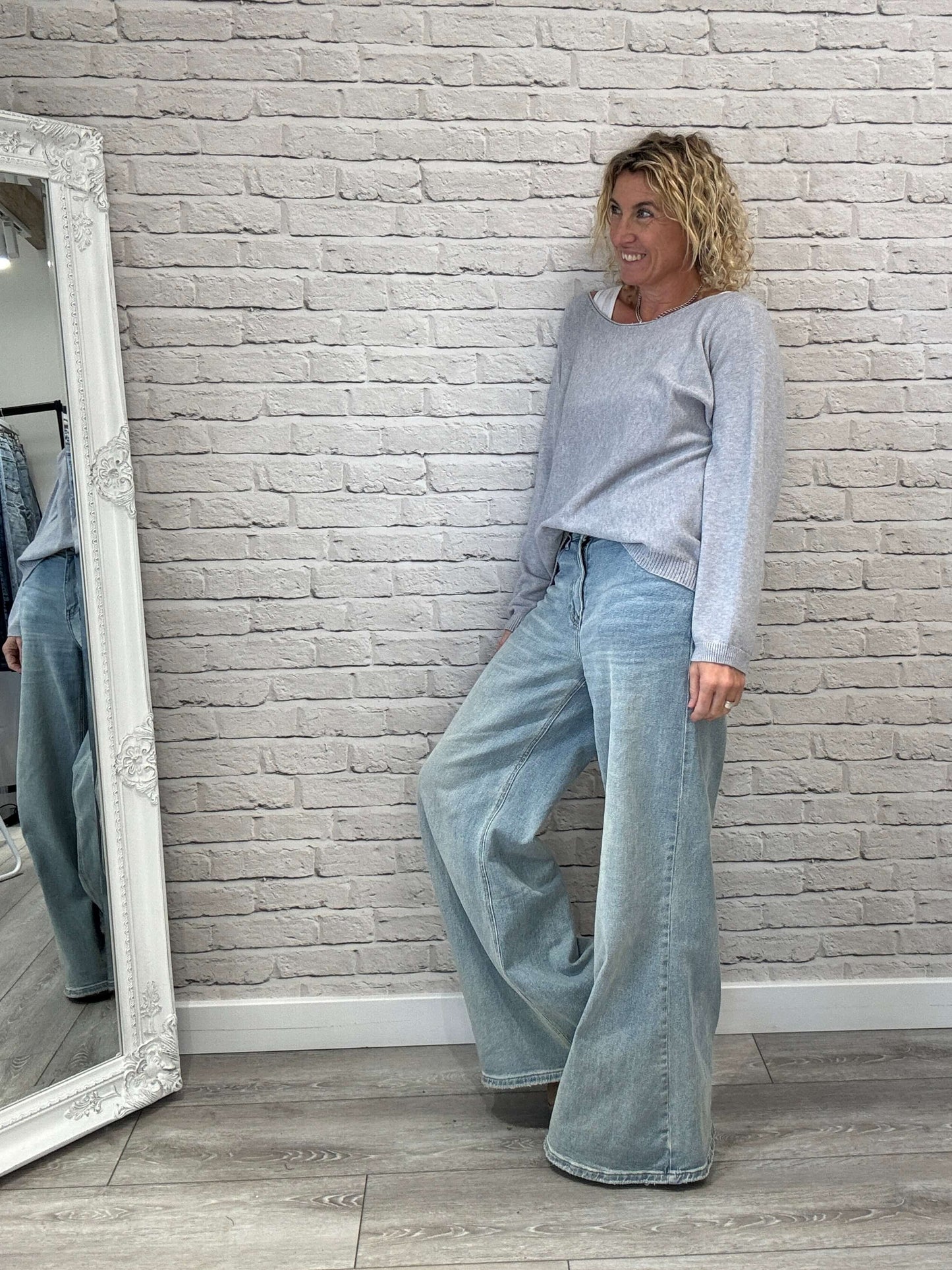 Molly Sweater | Dove Grey