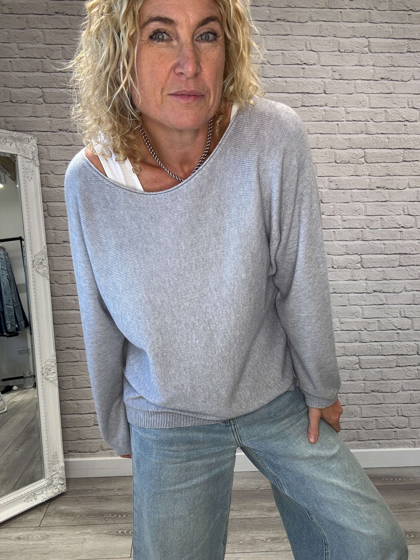 Molly Sweater | Dove Grey