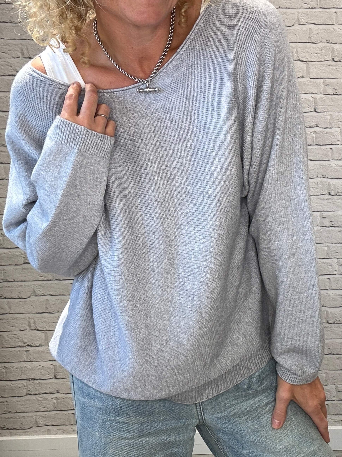 Molly Sweater | Dove Grey