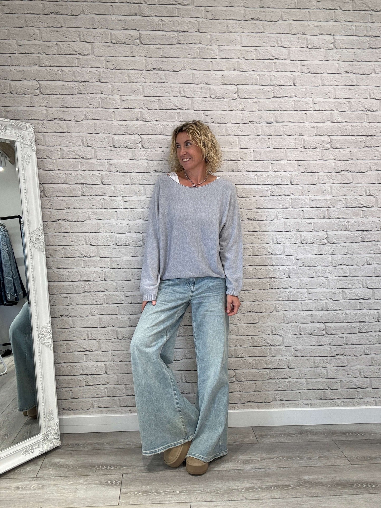 Molly Sweater | Dove Grey