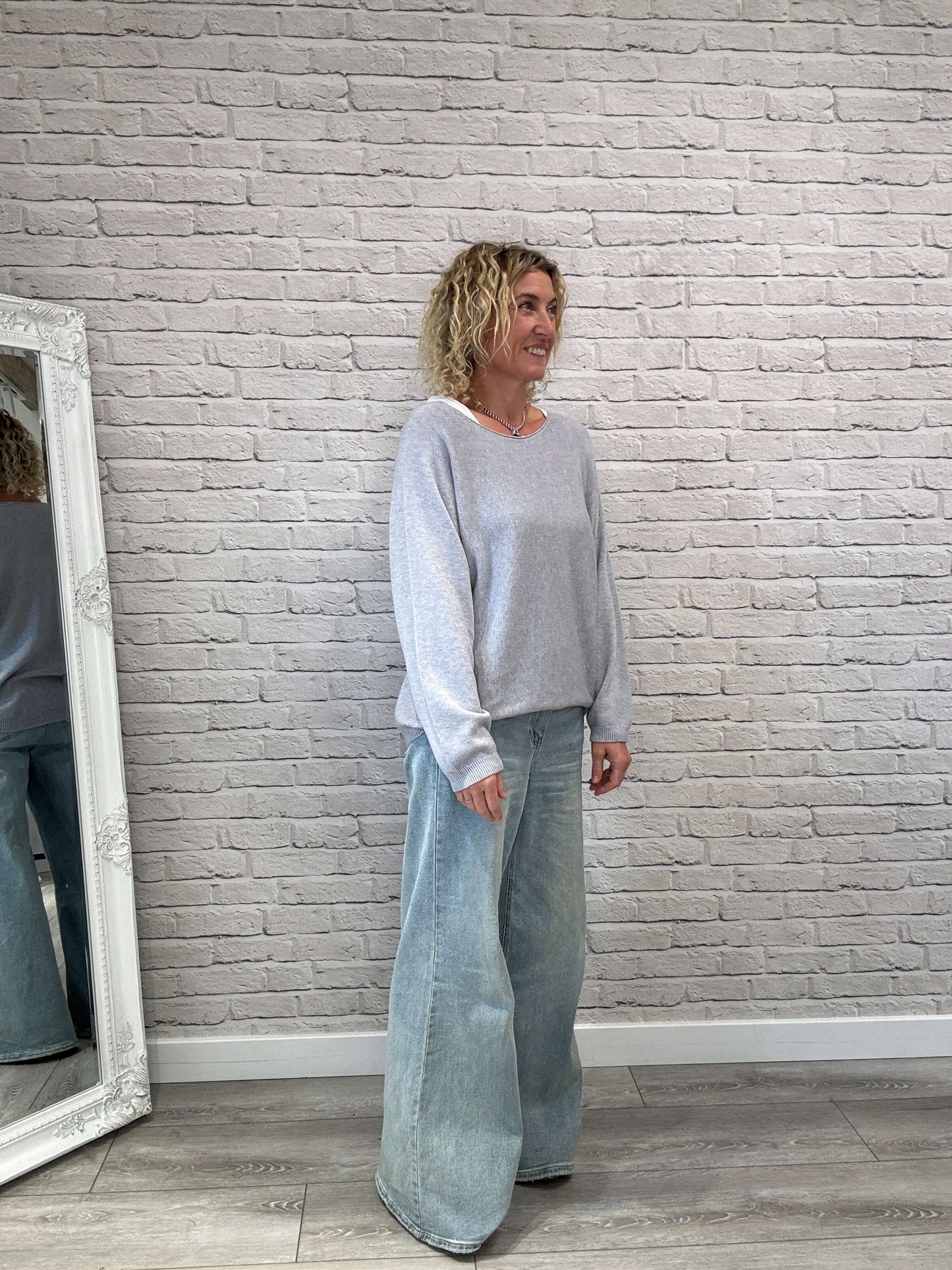 Molly Sweater | Dove Grey