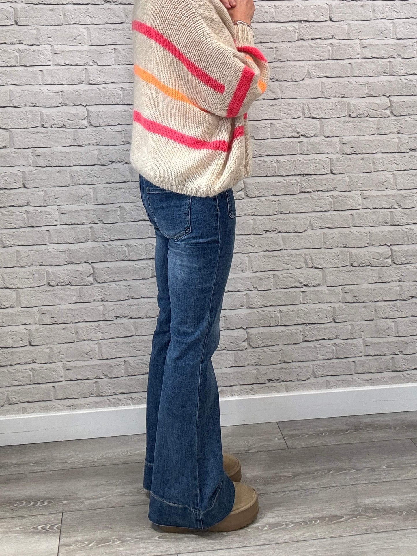 Brooklyn Patch Pocket Flare