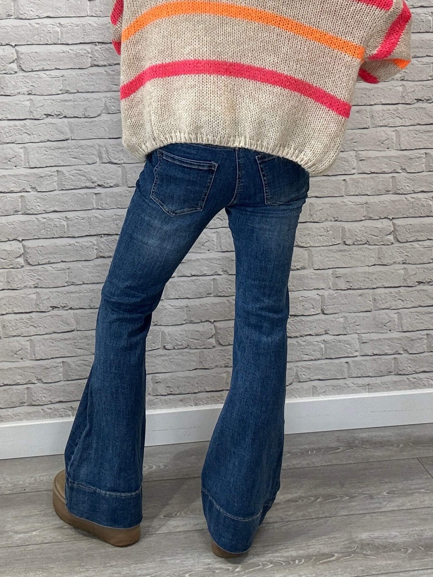 Brooklyn Patch Pocket Flare