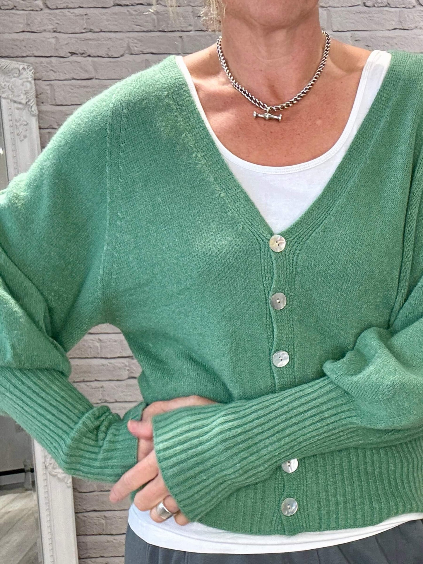 Willow Cardigan | Sage Green