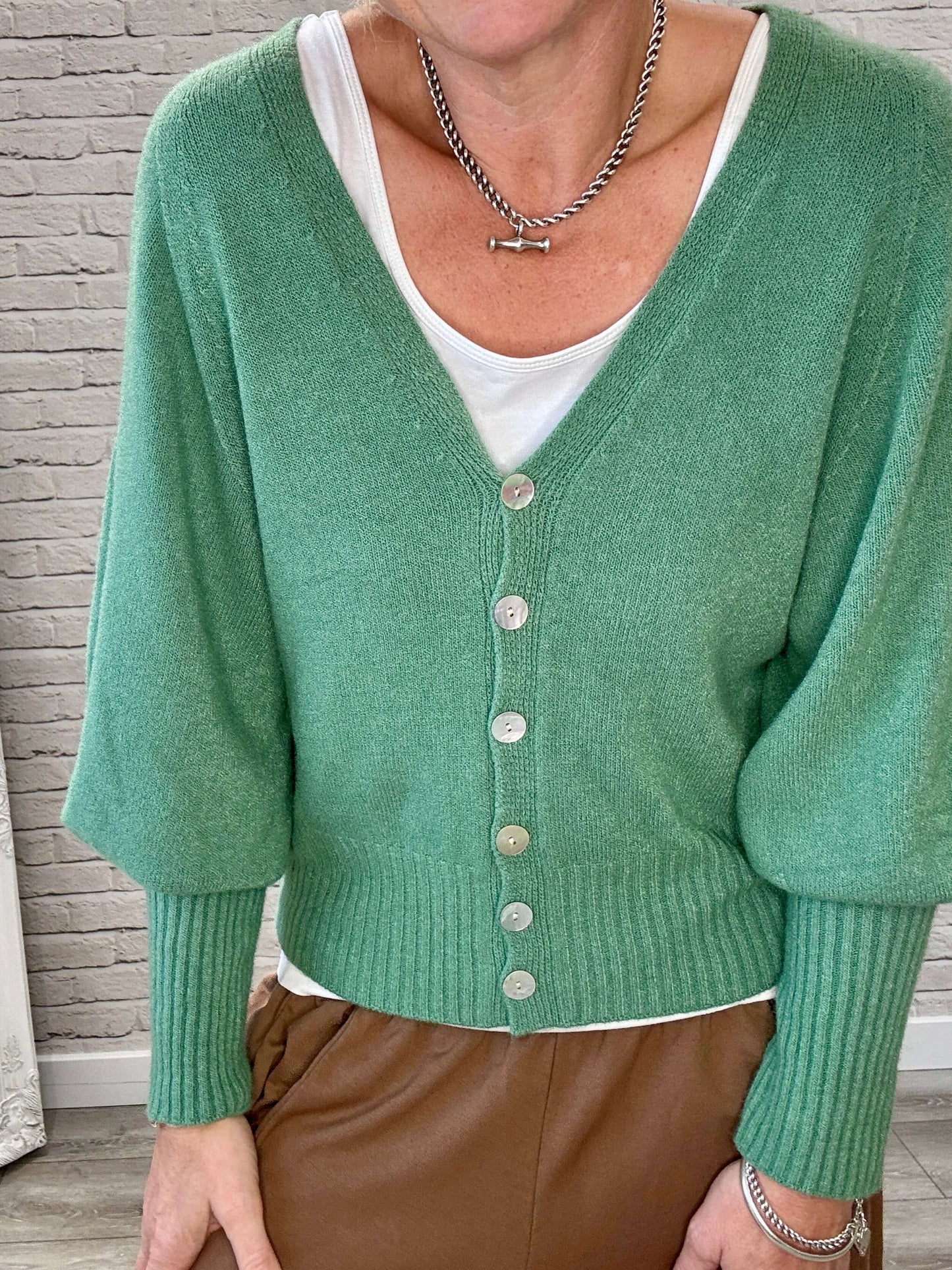 Willow Cardigan | Sage Green