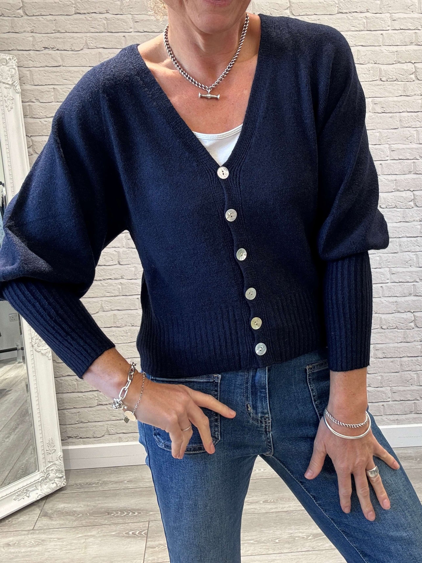Willow Cardigan | Navy