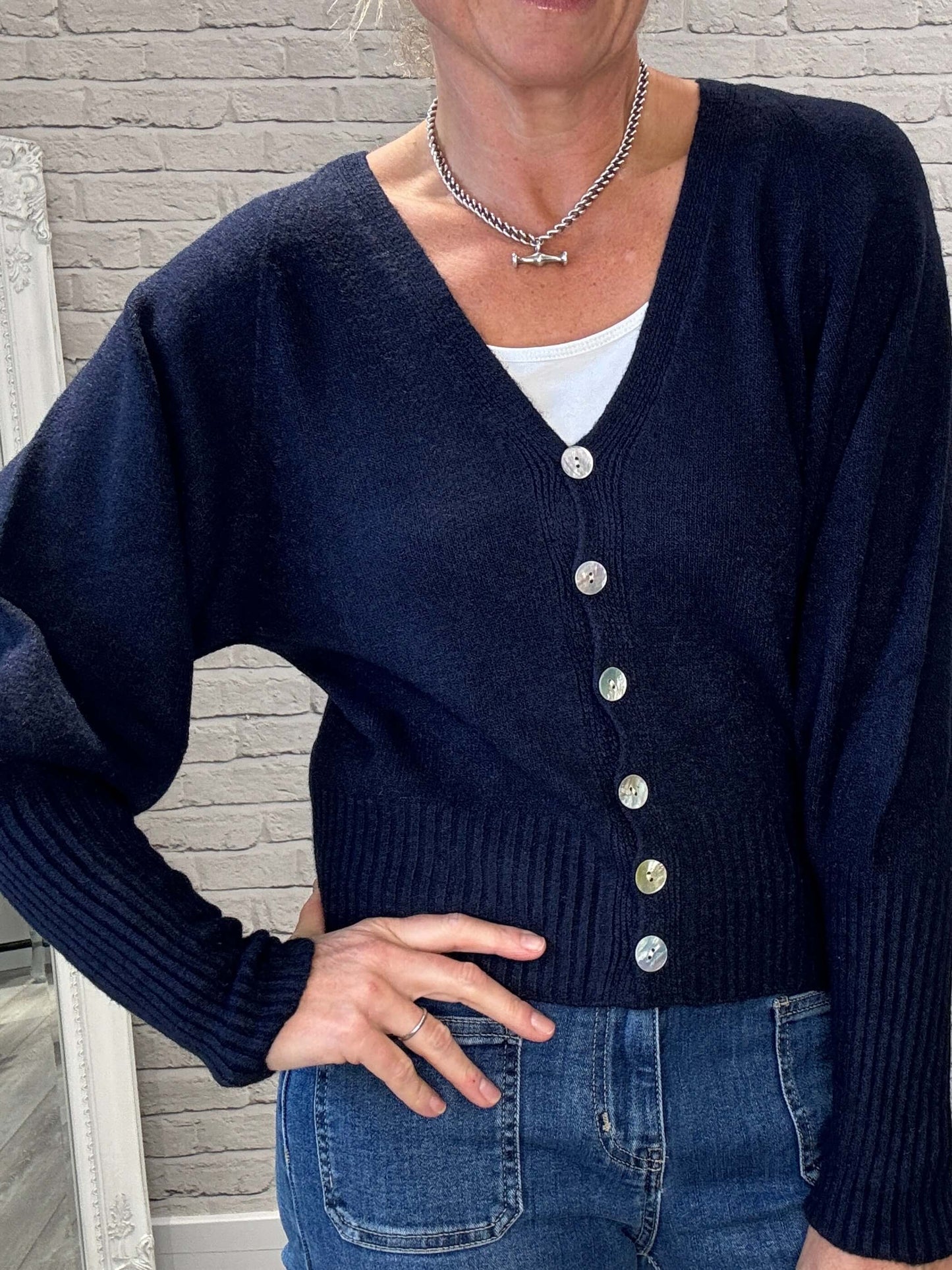 Willow Cardigan | Navy