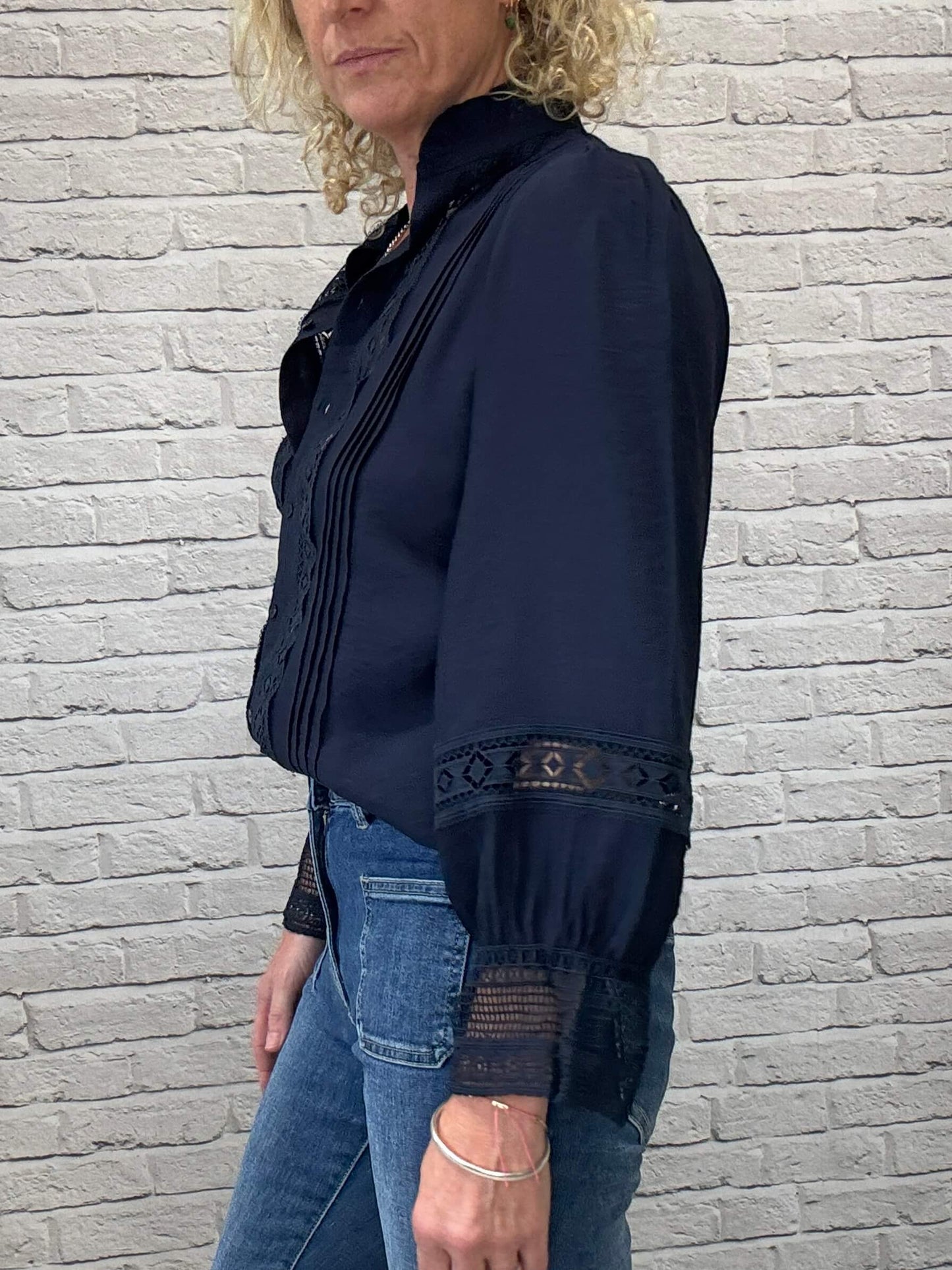Bunny Blouse | Navy