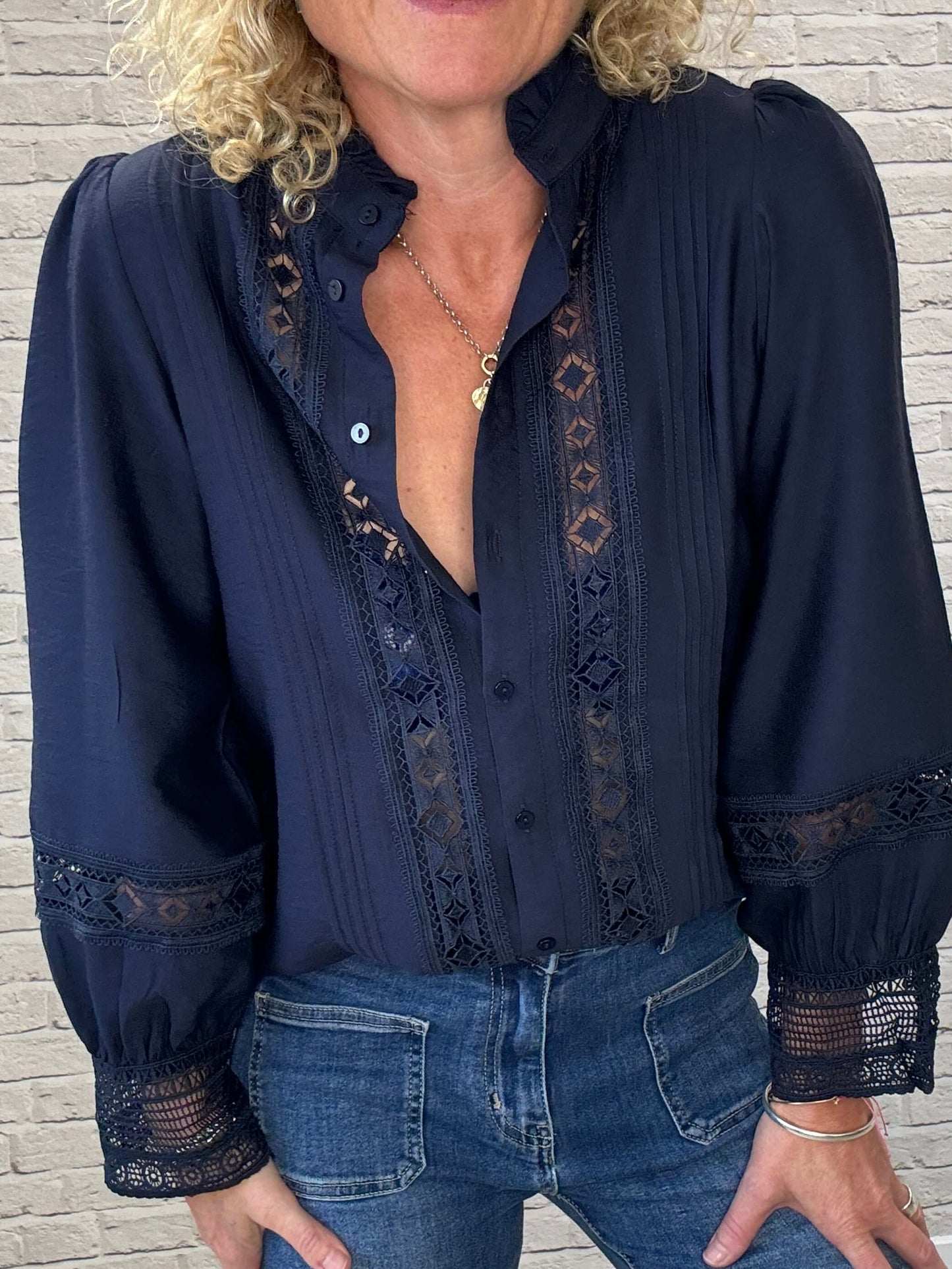 Bunny Blouse | Navy
