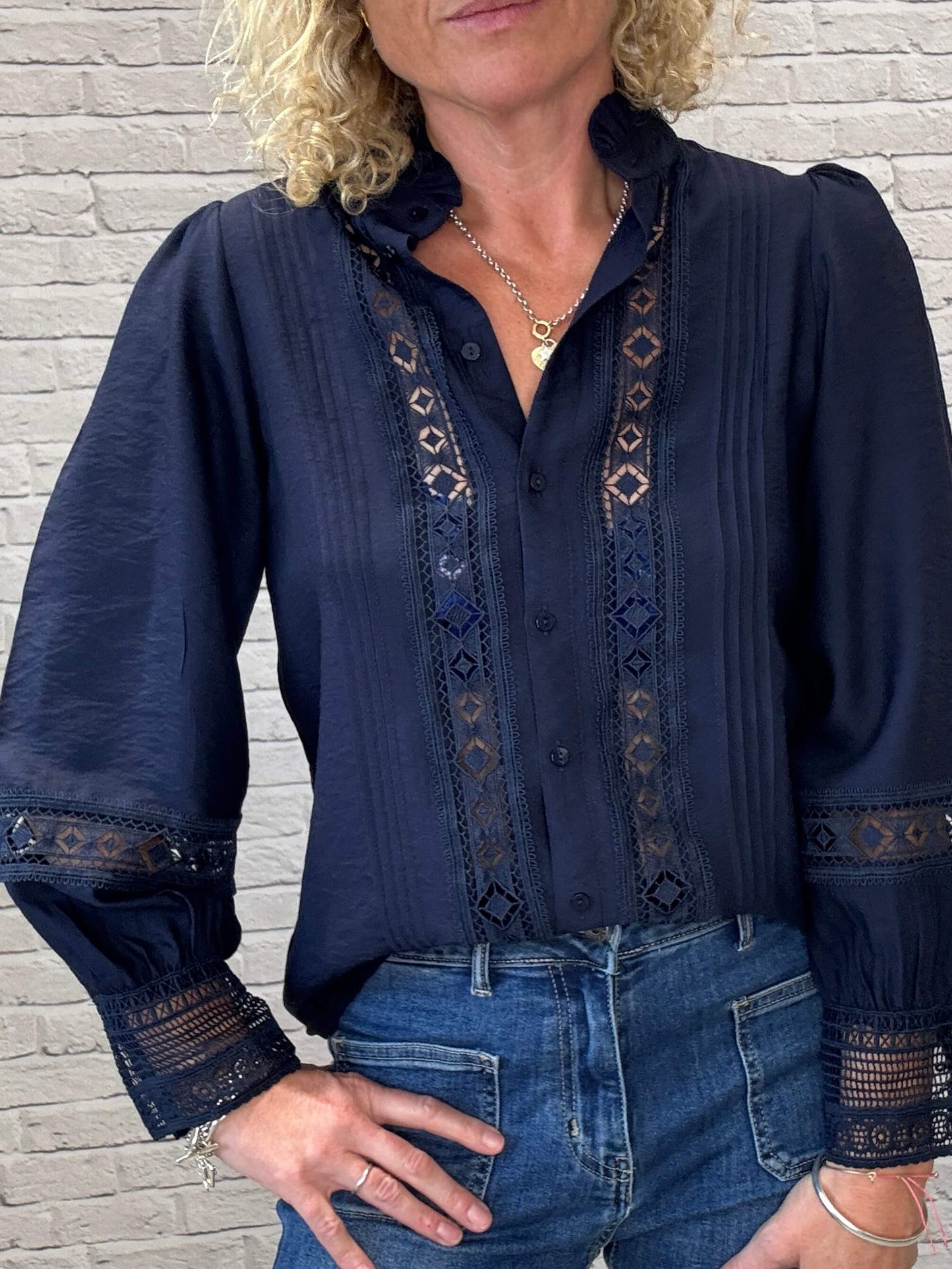 Bunny Blouse | Navy
