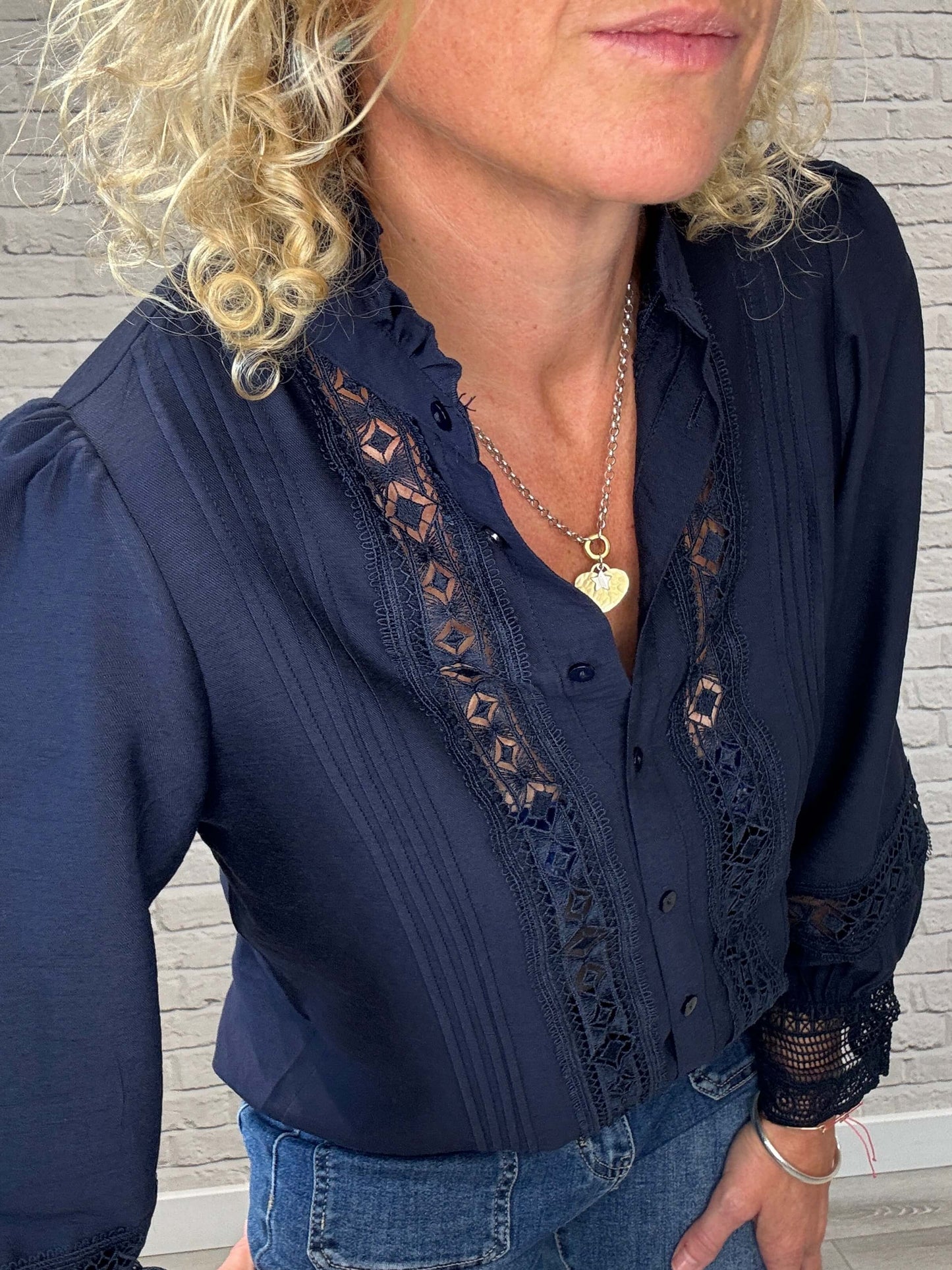 Bunny Blouse | Navy