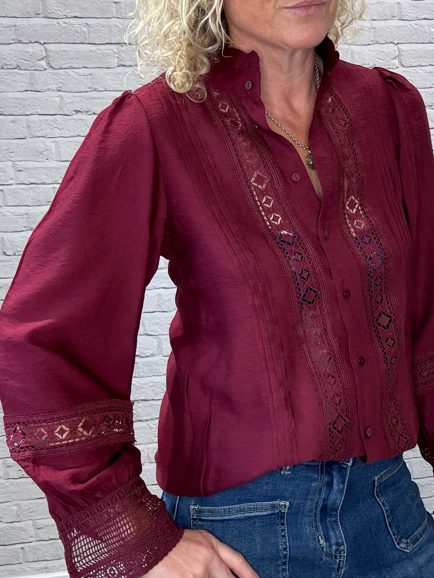 Bunny Blouse | Merlot