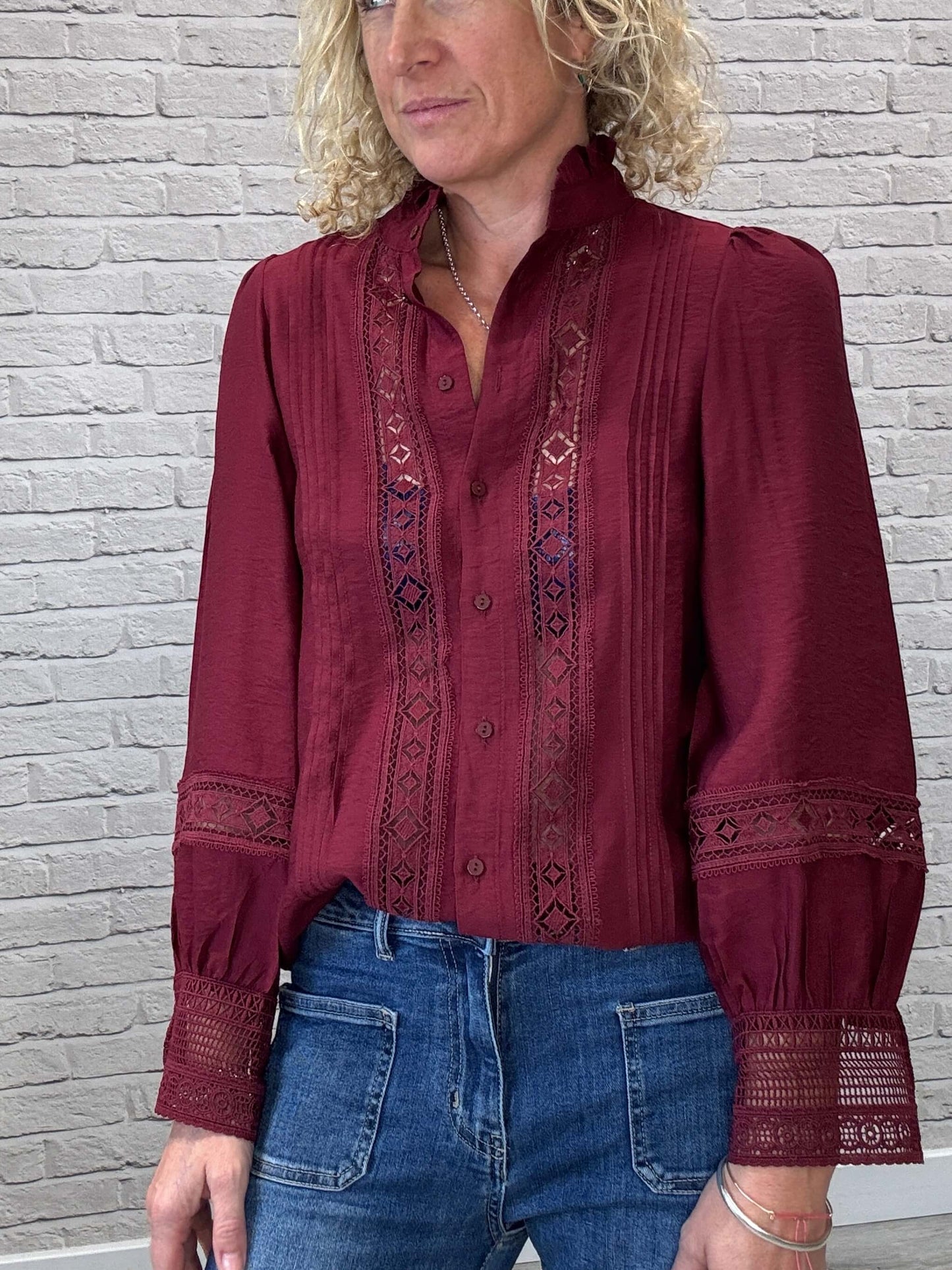 Bunny Blouse | Merlot