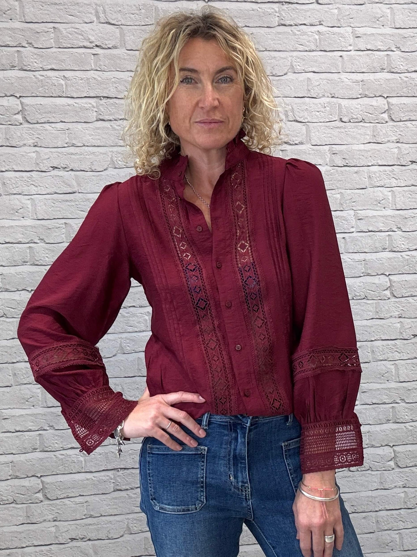 Bunny Blouse | Merlot