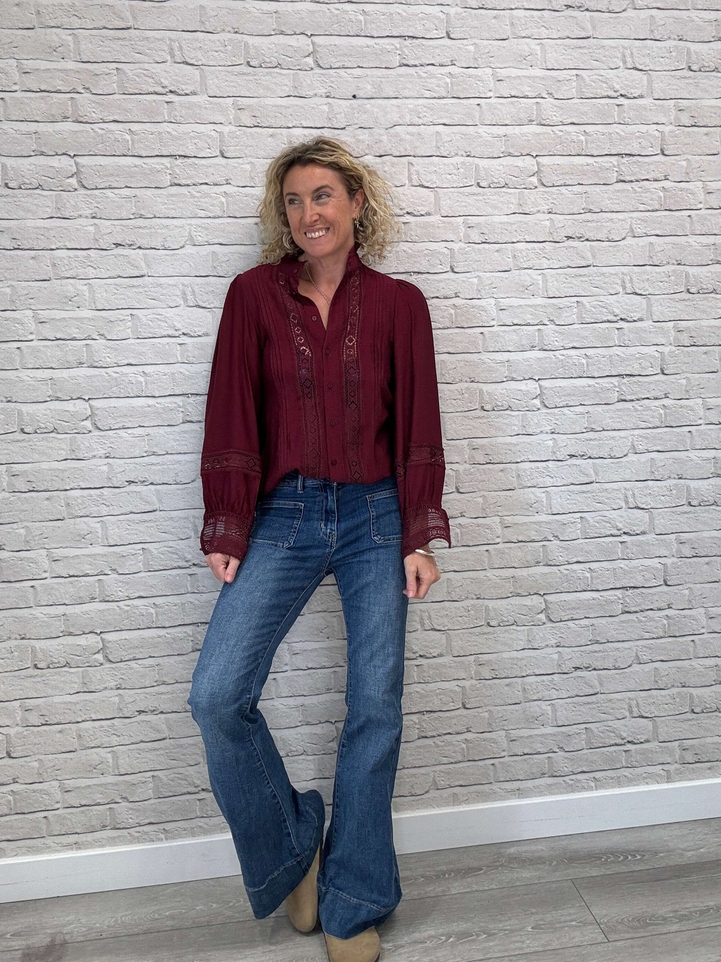 Bunny Blouse | Merlot