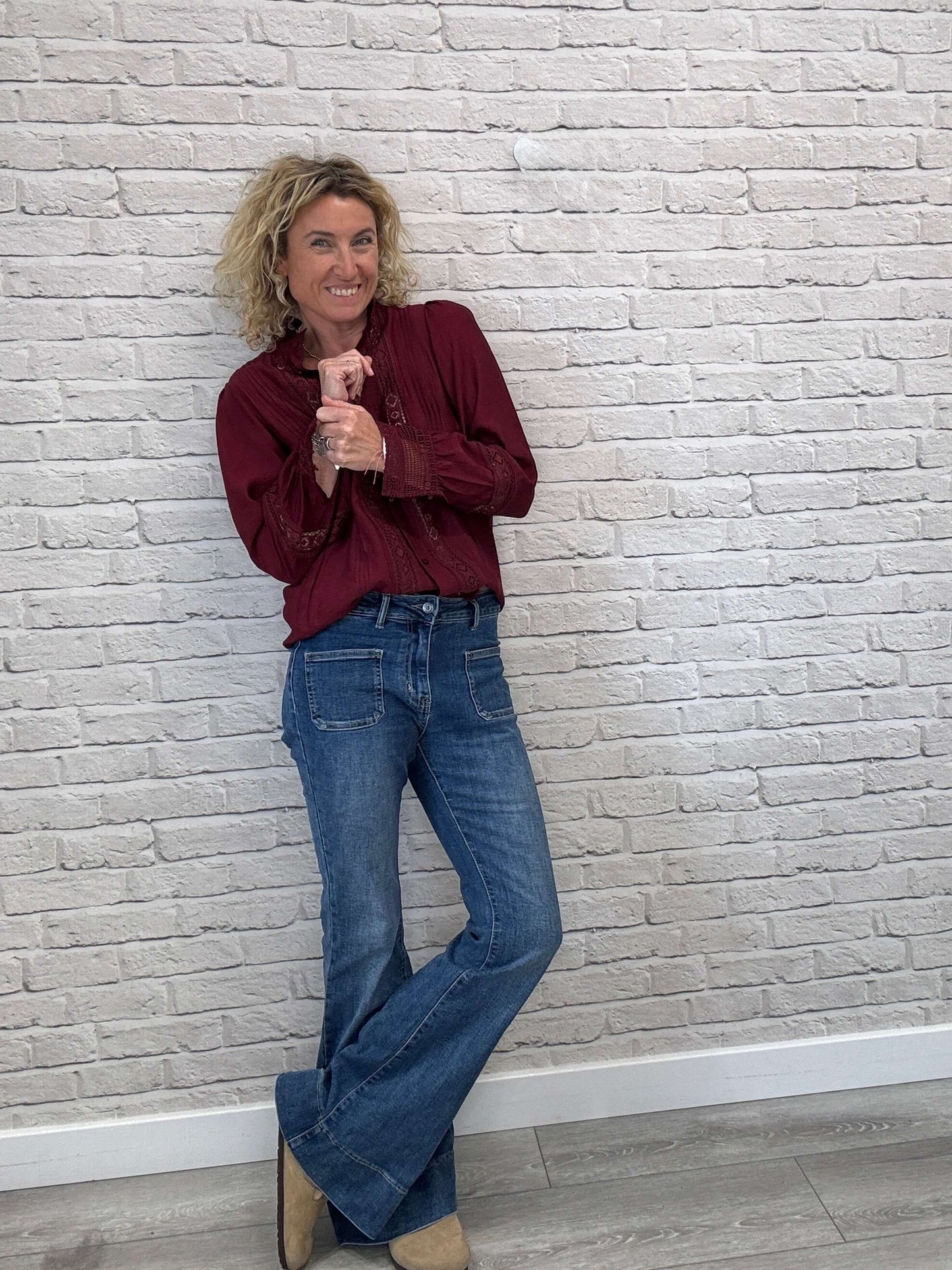 Bunny Blouse | Merlot