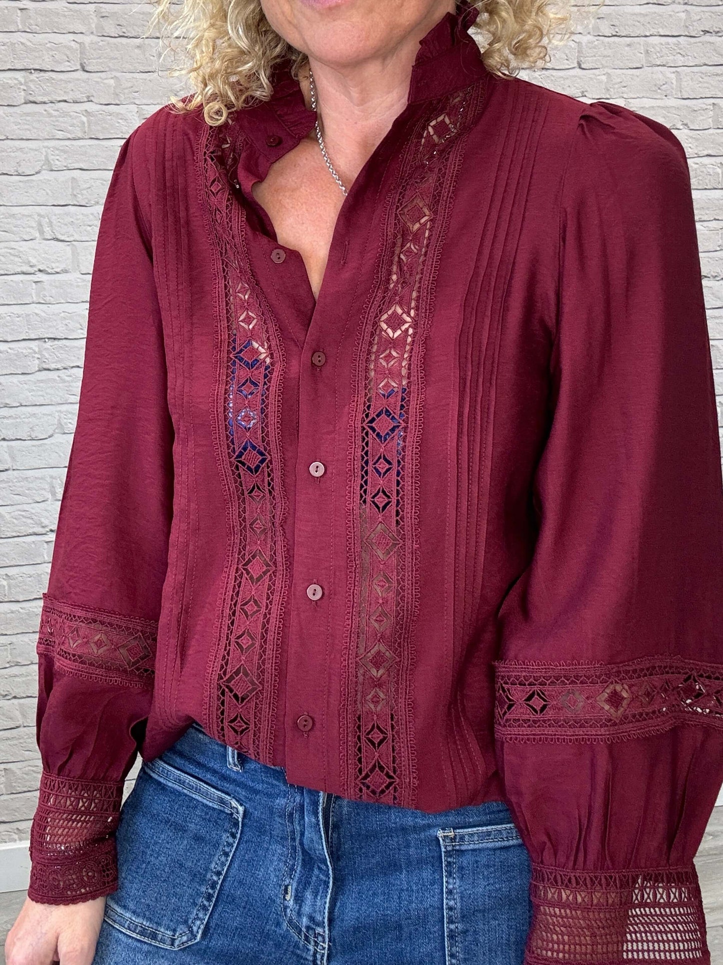 Bunny Blouse | Merlot
