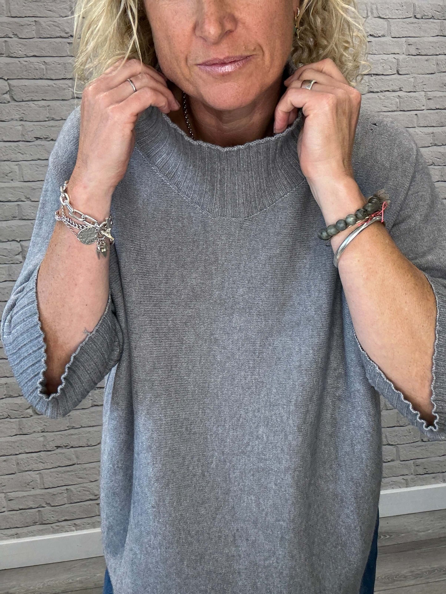 New York Knit | Pale Grey
