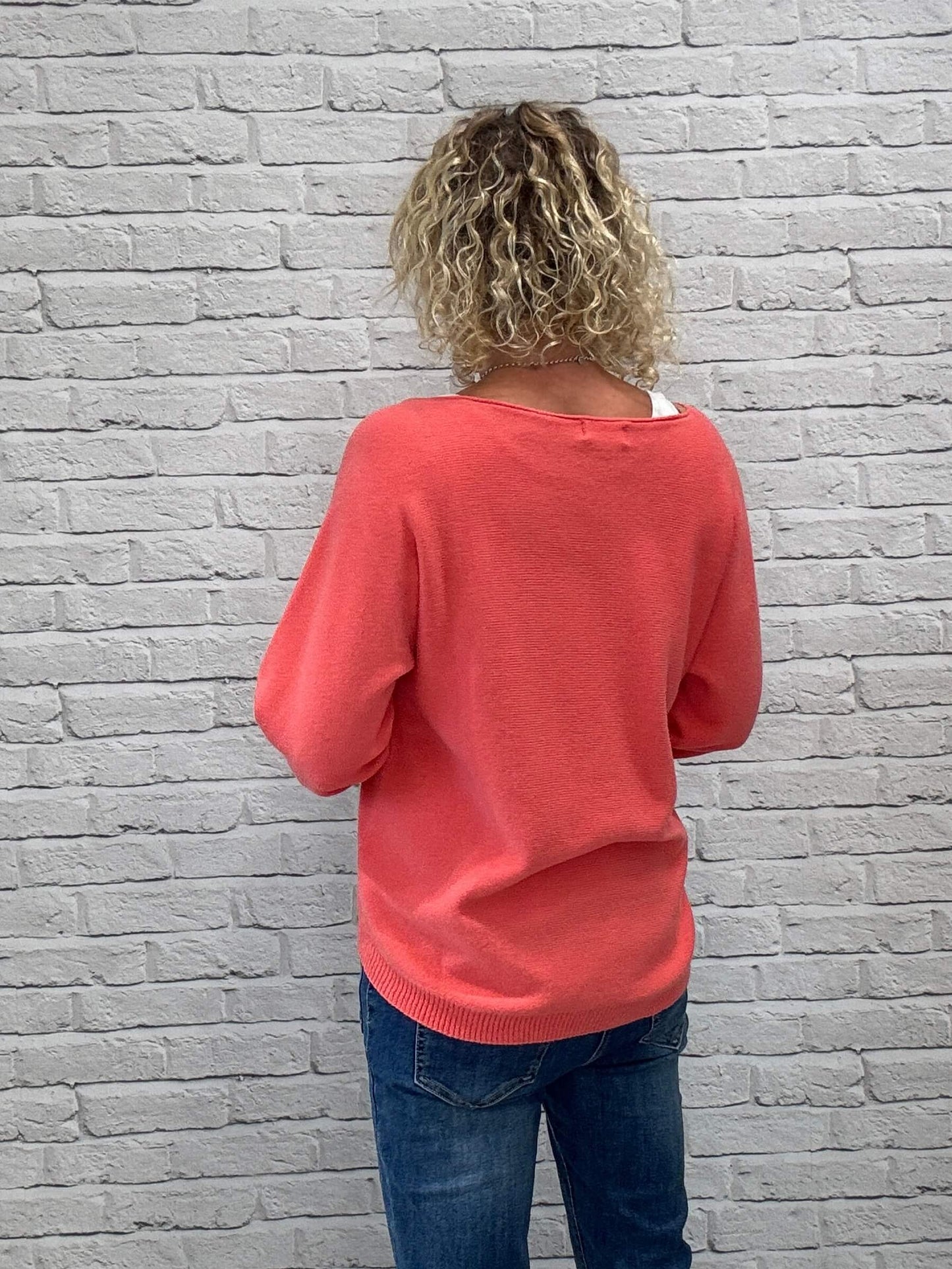 Molly Sweater | Coral