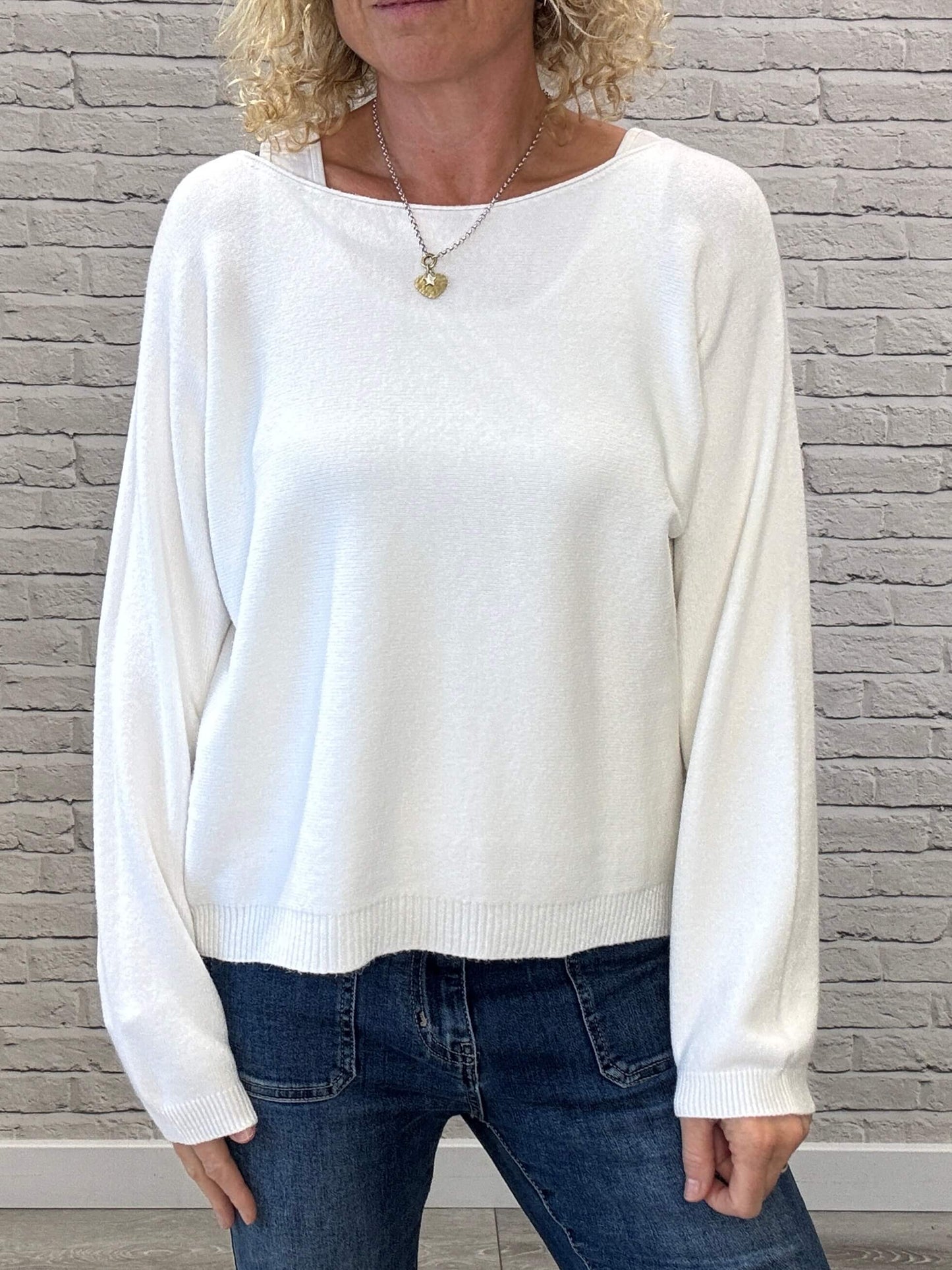 Molly Sweater | Chalk