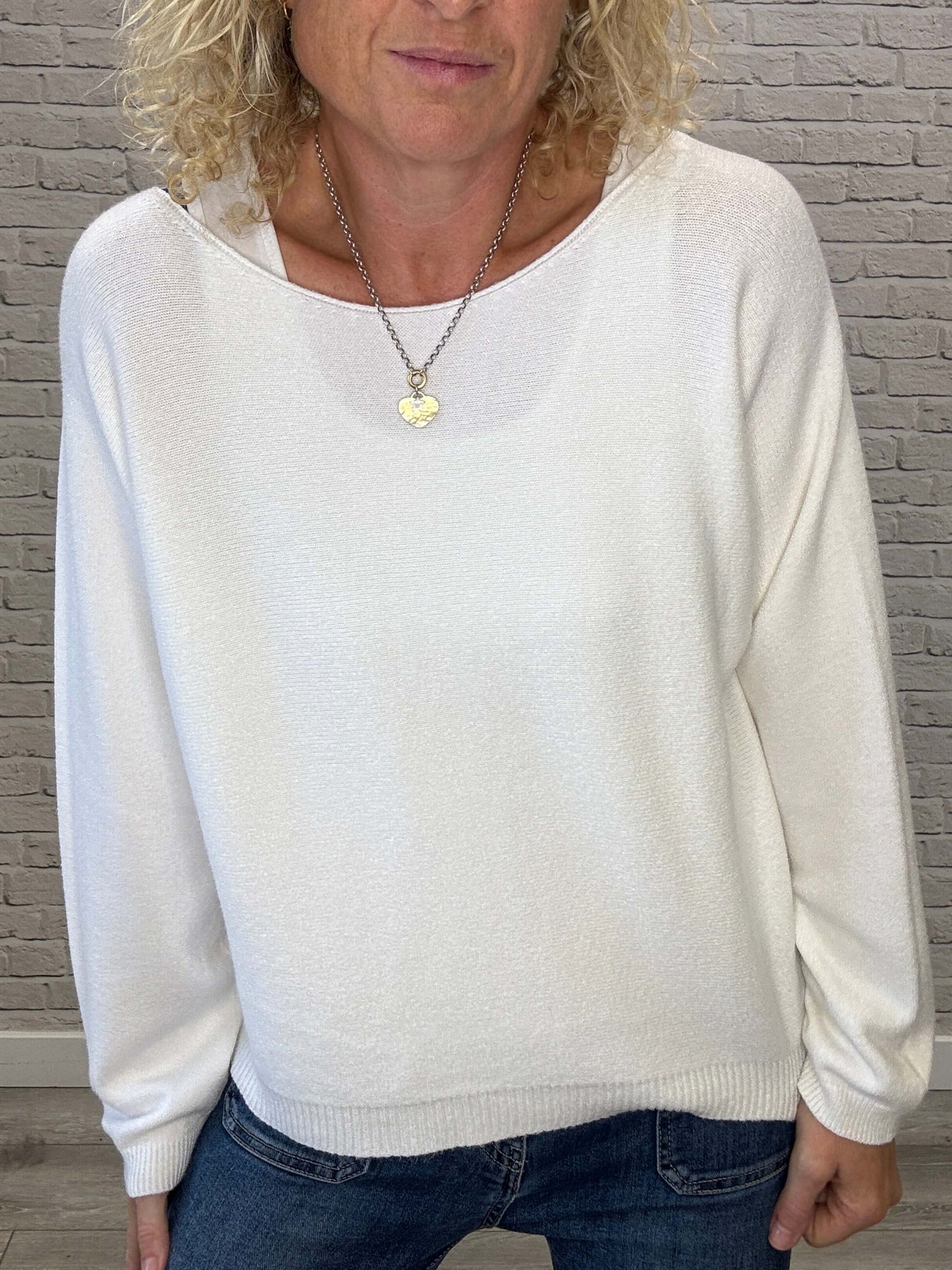 Molly Sweater | Chalk