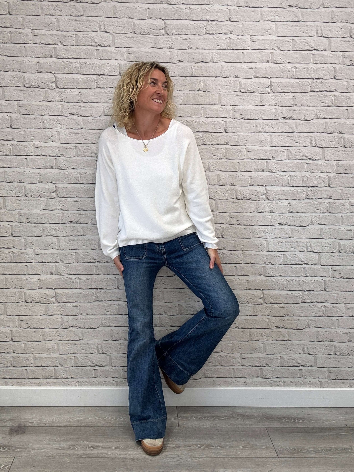 Molly Sweater | Chalk