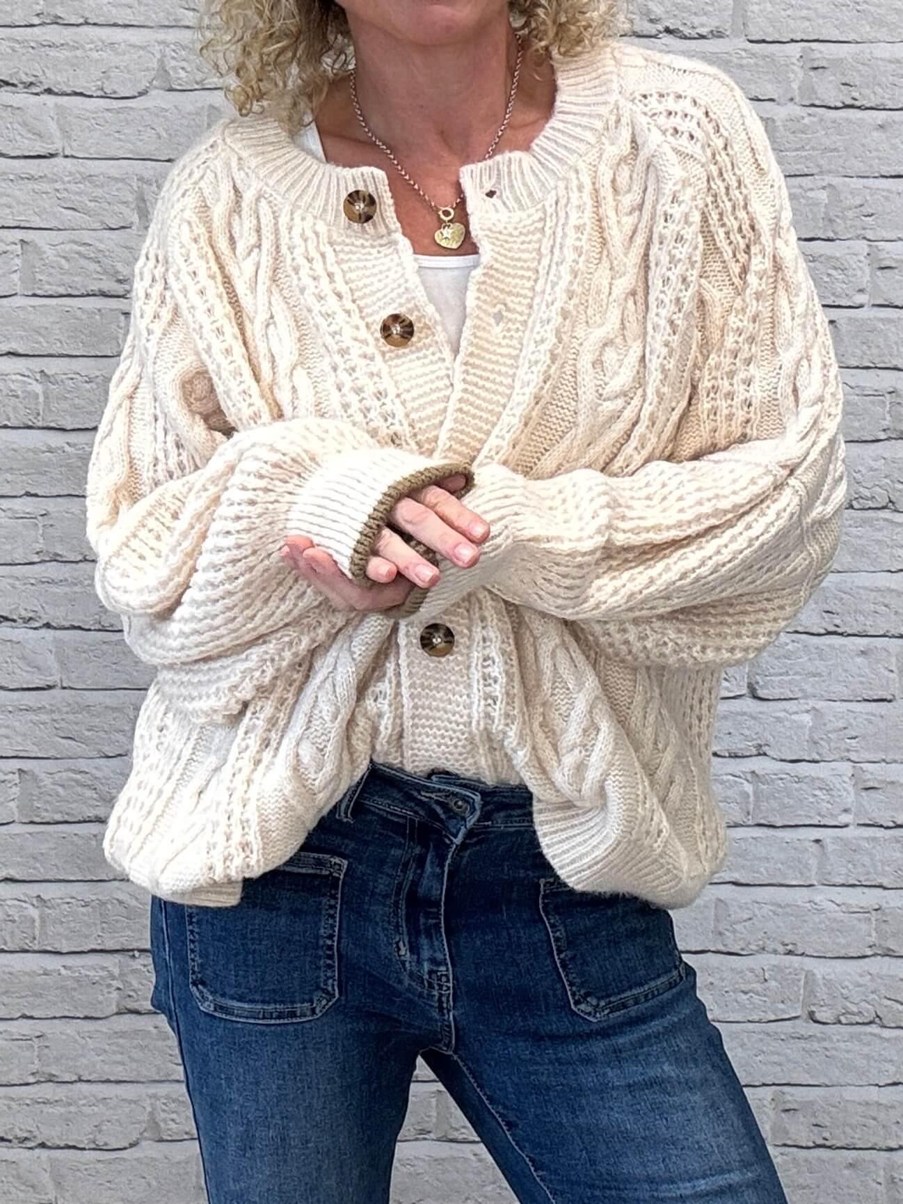 Brigit Cardigan | Cream