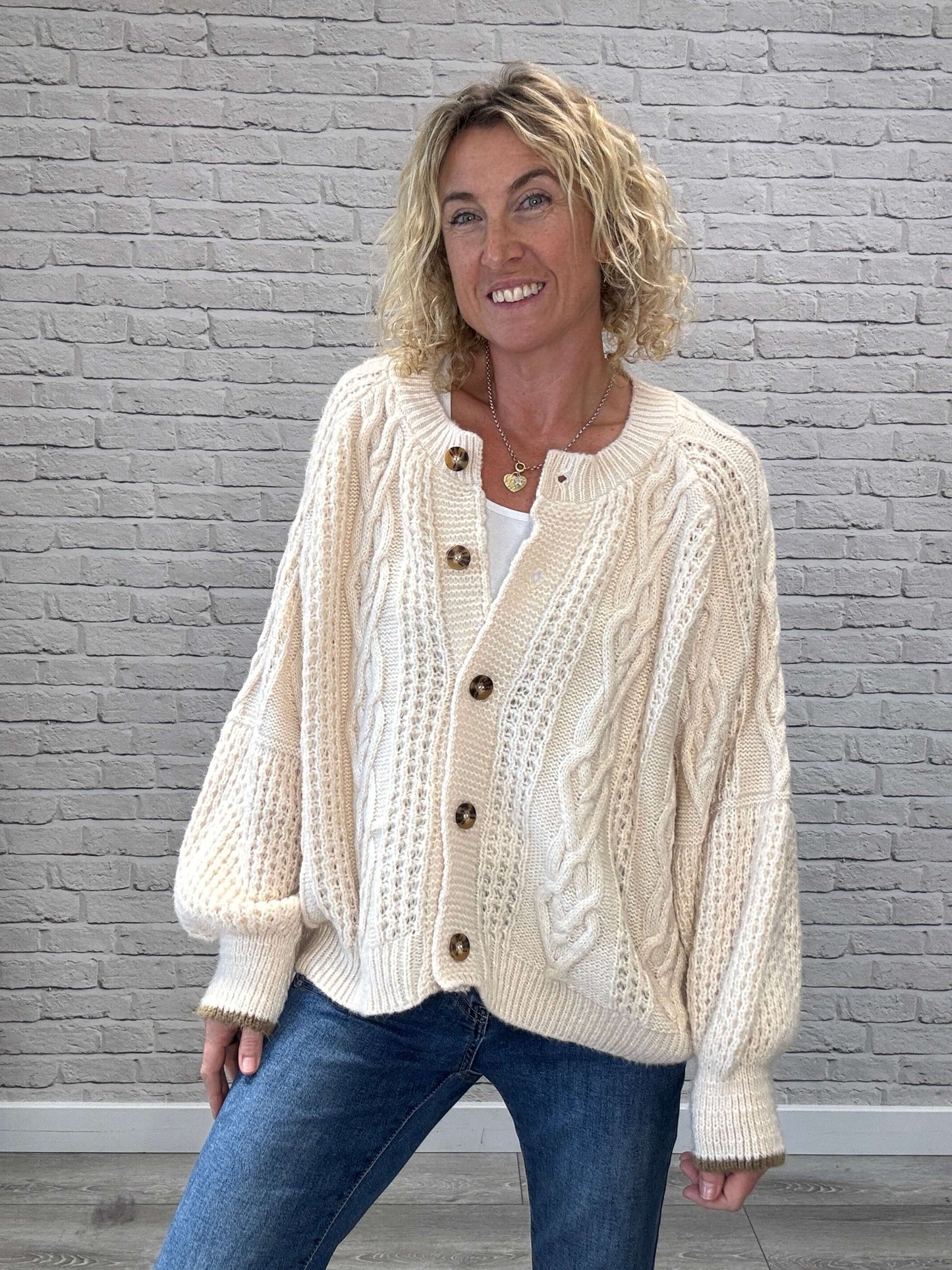 Brigit Cardigan | Cream