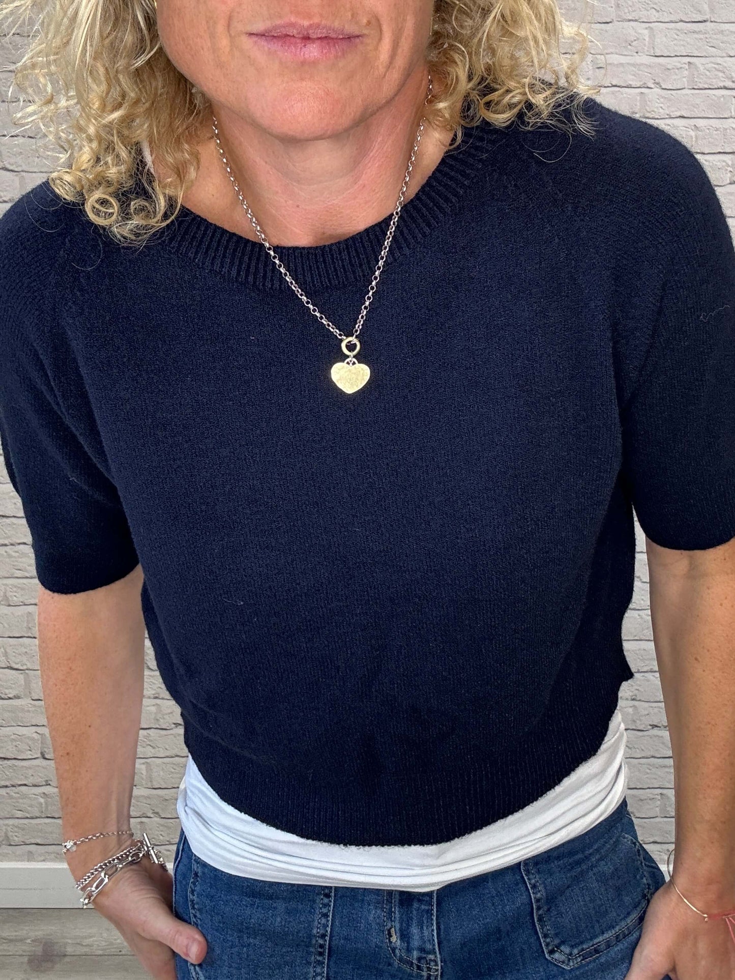 Charlotte Knit | Navy