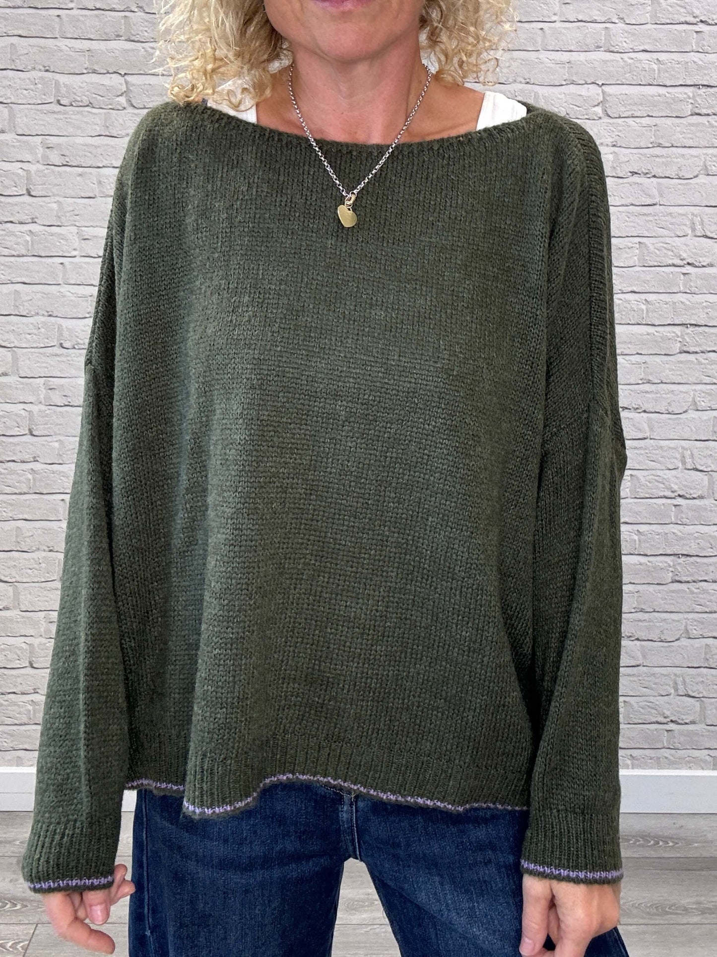 Lauretta Sweater | Army