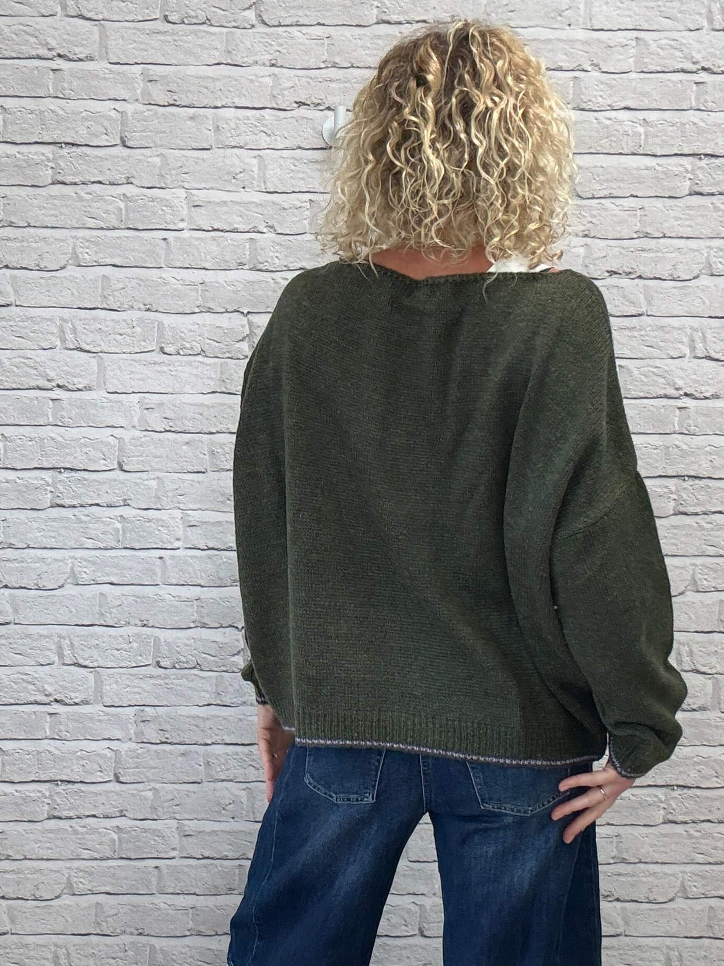 Lauretta Sweater | Army